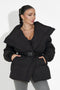 Norisa Bogas Fekete Hétköznapi Női Dzseki