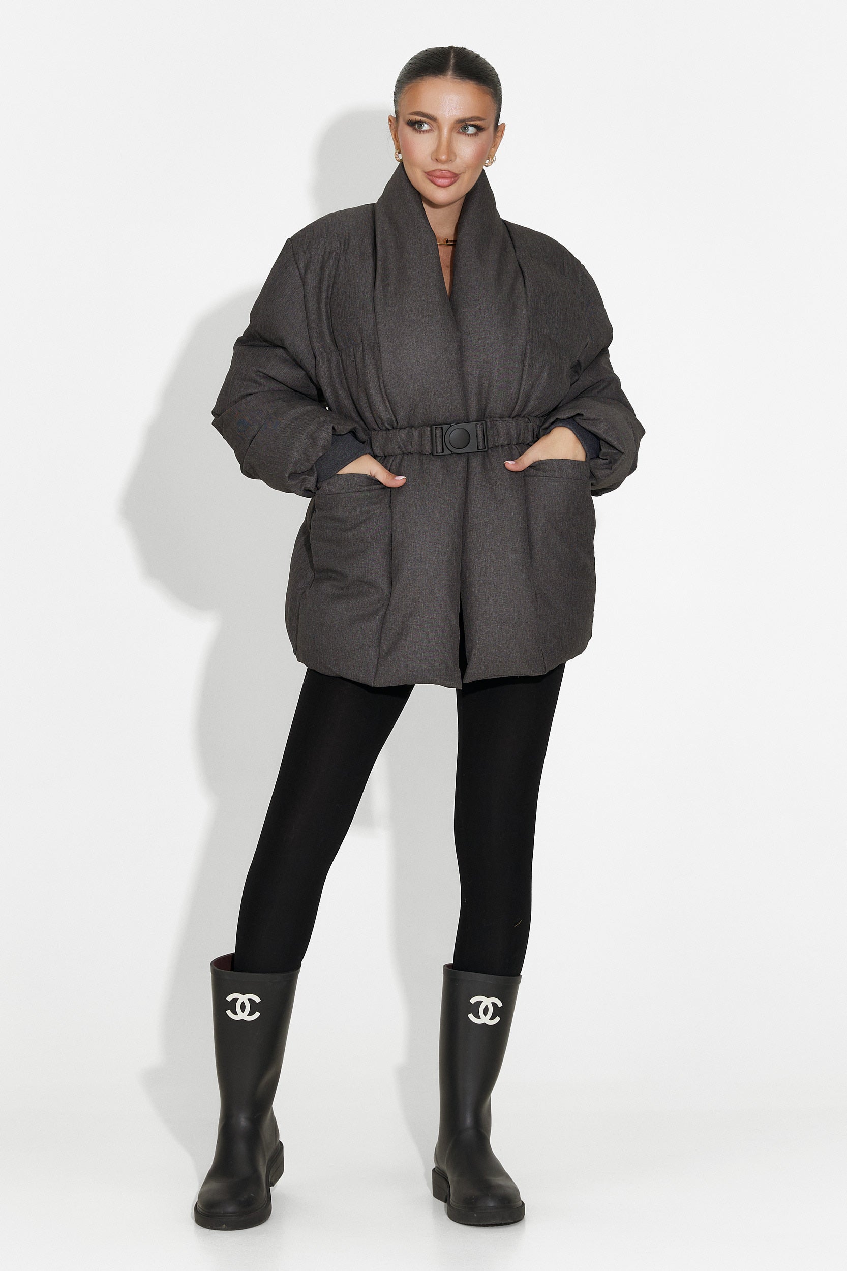 Kathea Bogas Szürke Női Dzseki