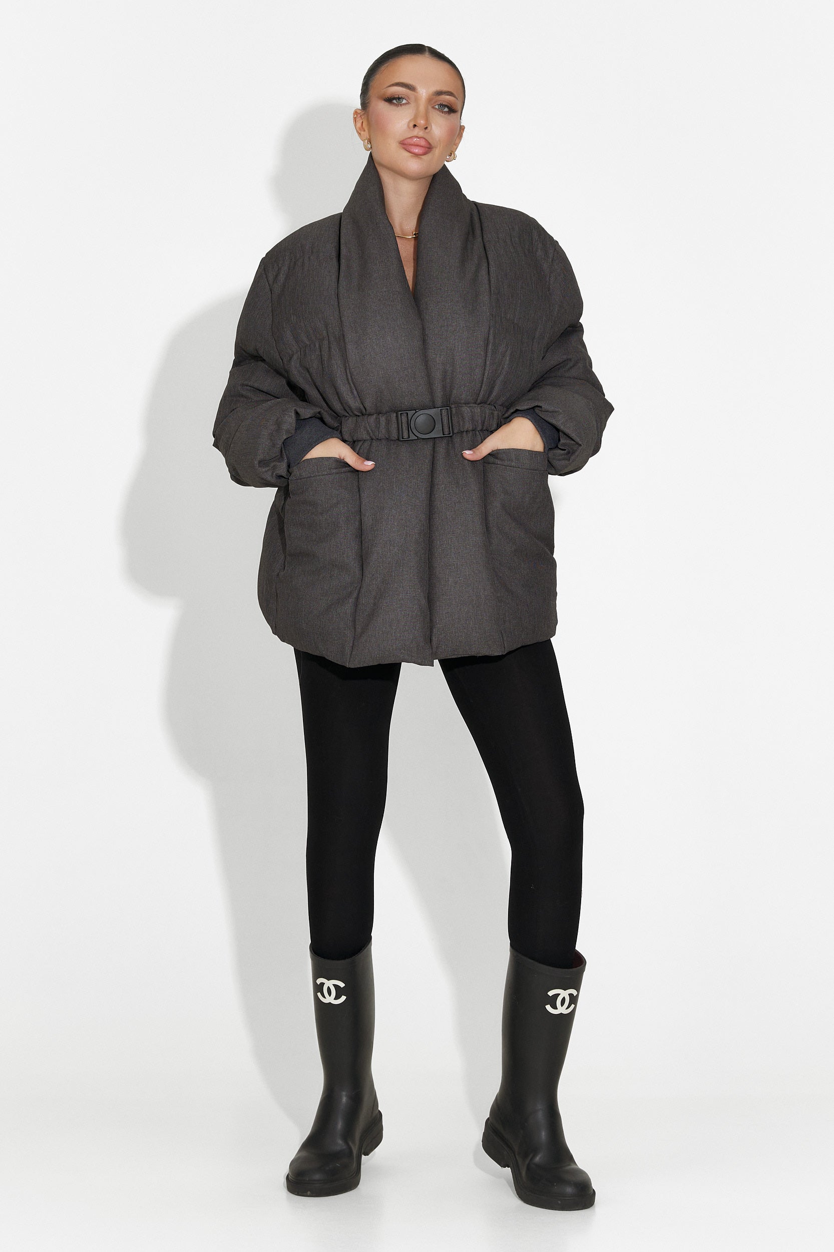 Kathea Bogas Szürke Női Dzseki