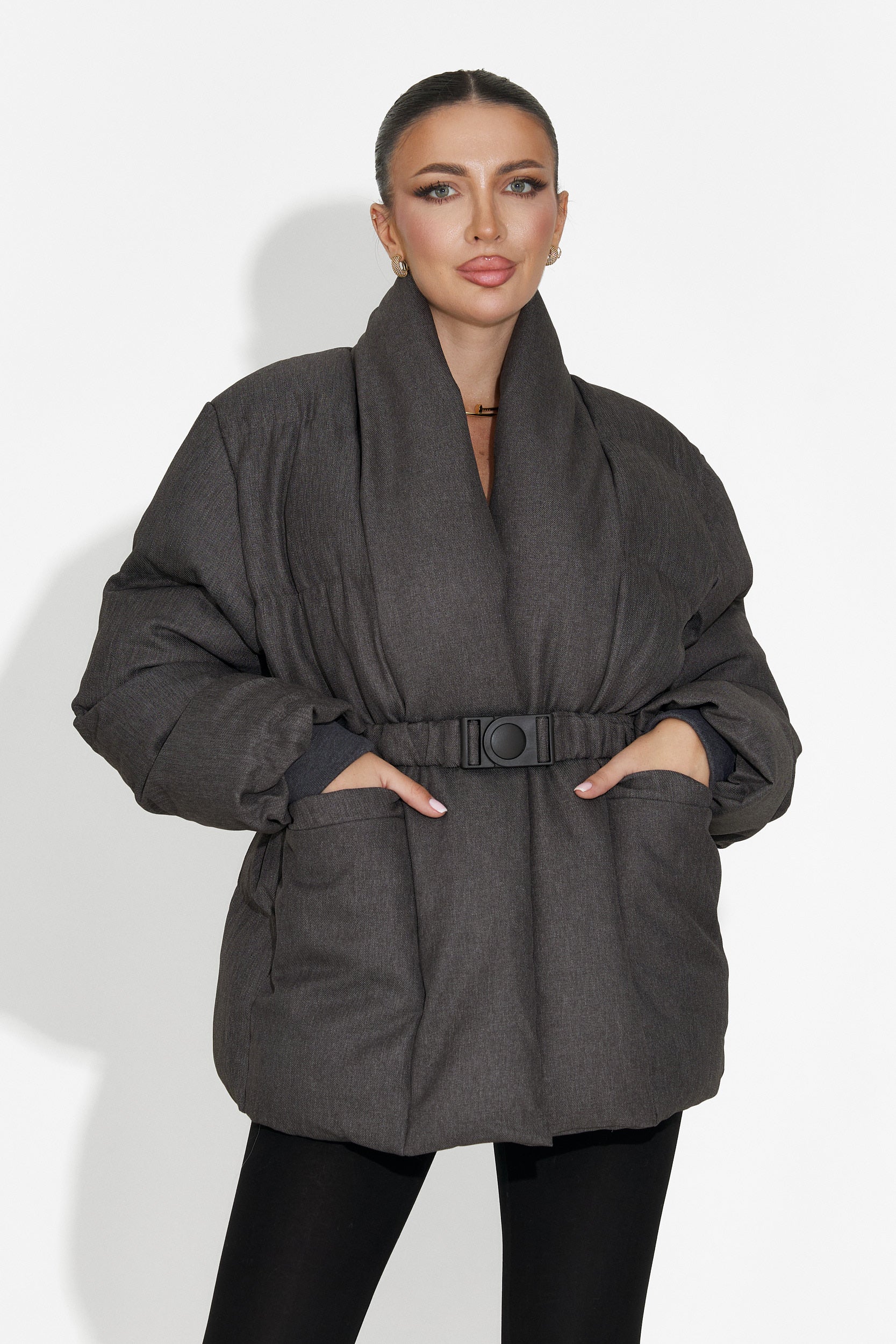 Kathea Bogas Szürke Női Dzseki