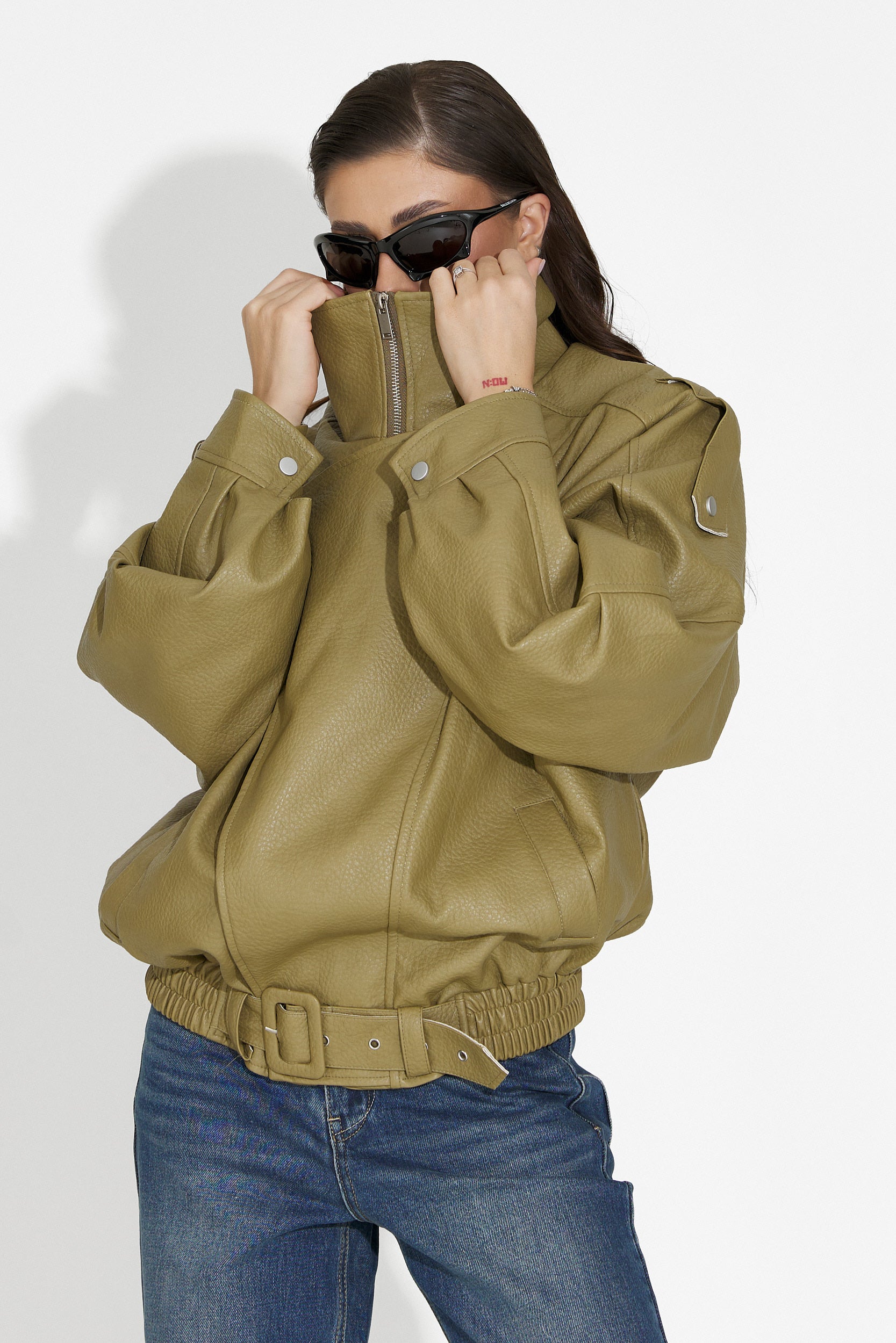 Softina Bogas Khaki Női Dzseki