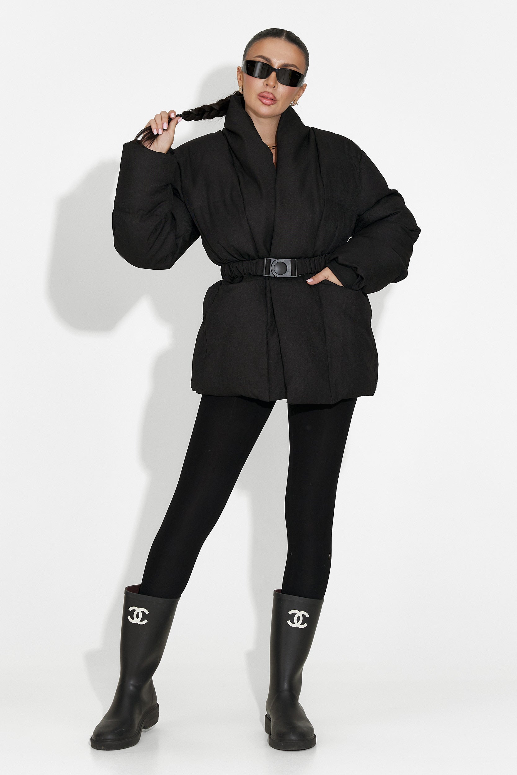 Kathea Bogas Fekete Női Dzseki