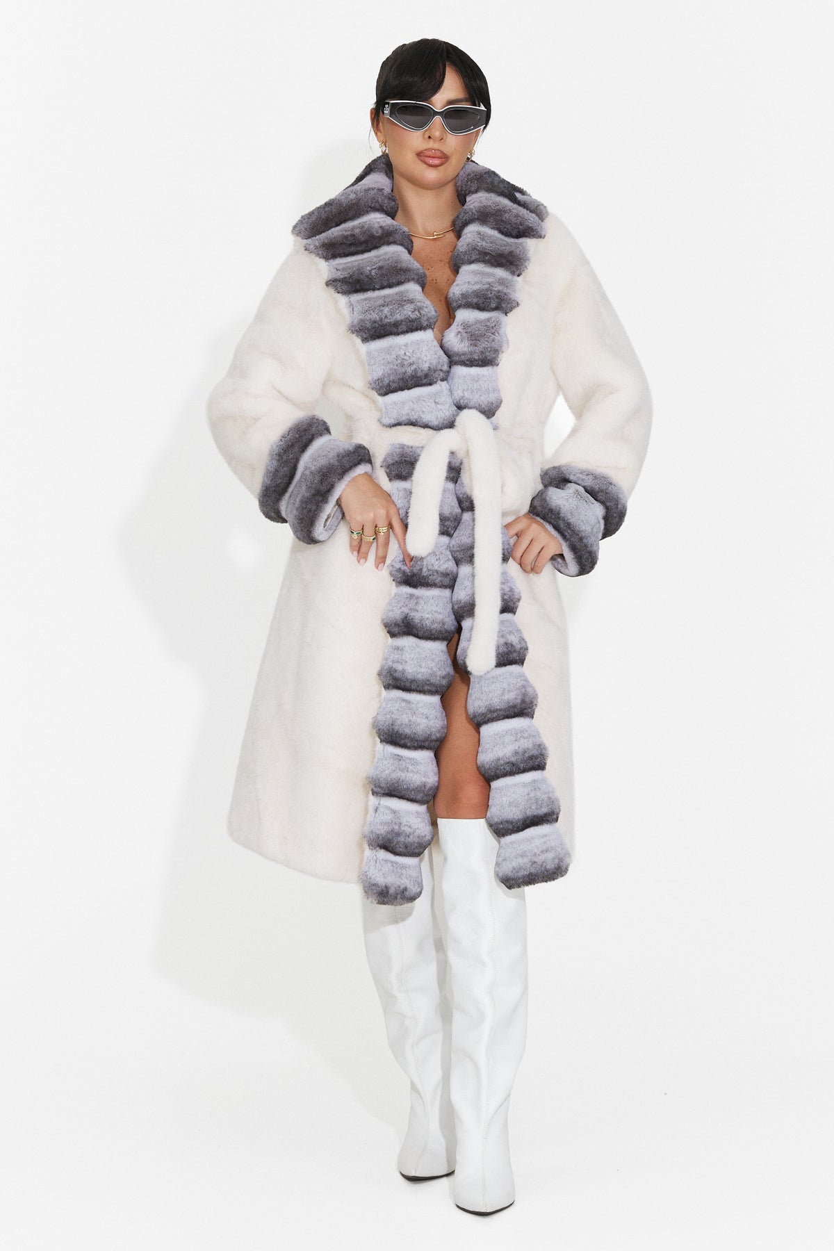 Haina de blana eleganta crem Grarimelia Bogas