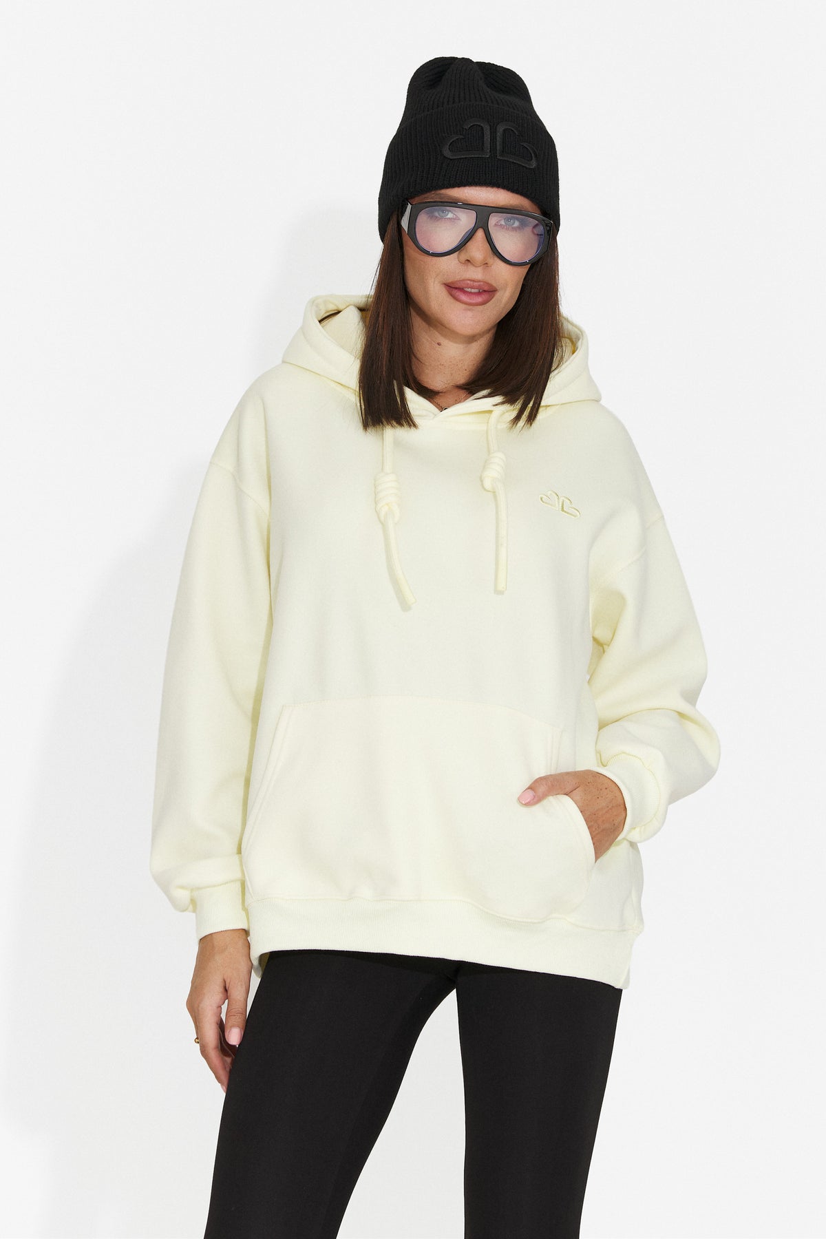 Hanorac casual galben Ciratonia Bogas