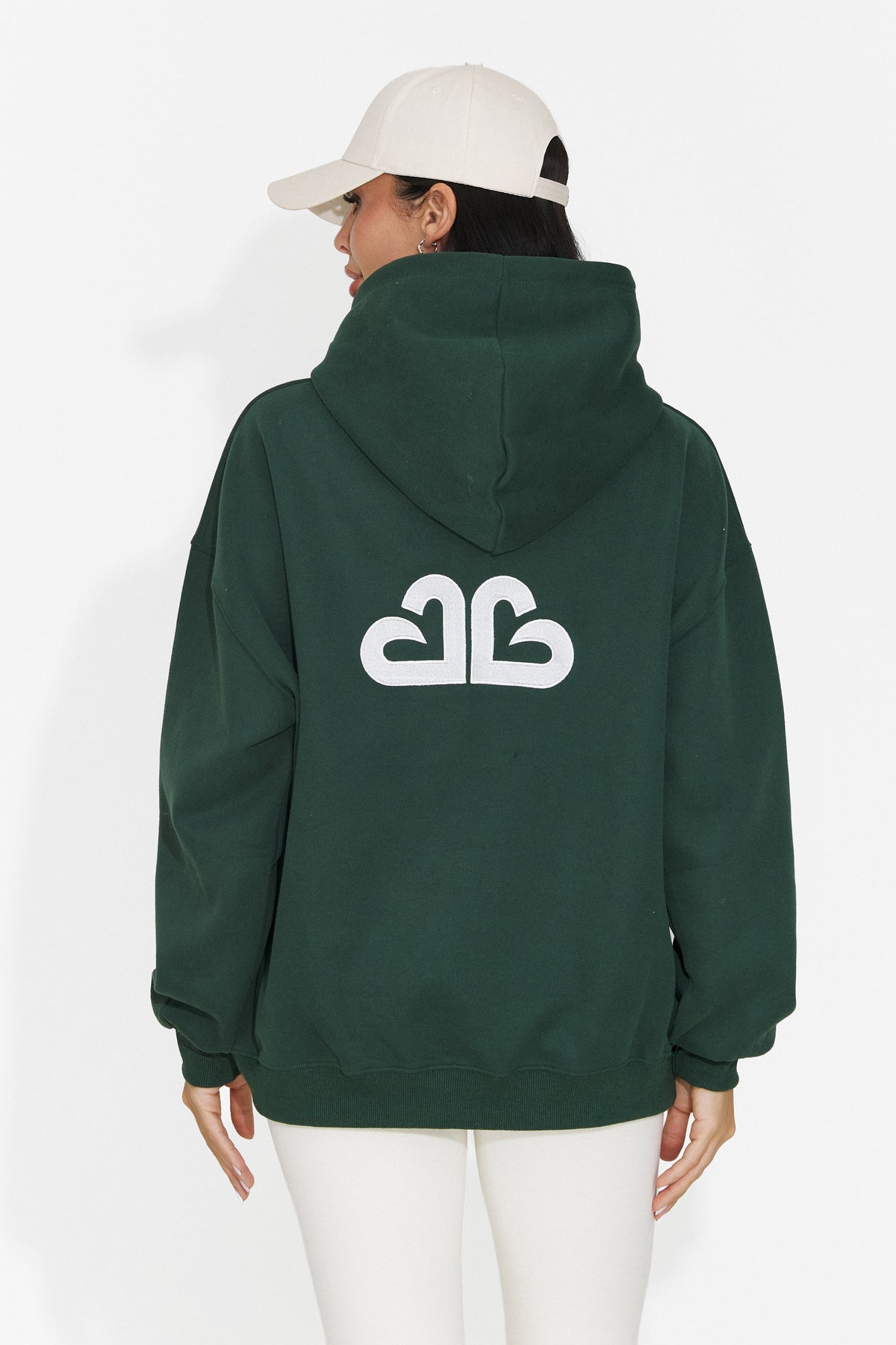 Hanorac casual verde Velzeisa Bogas
