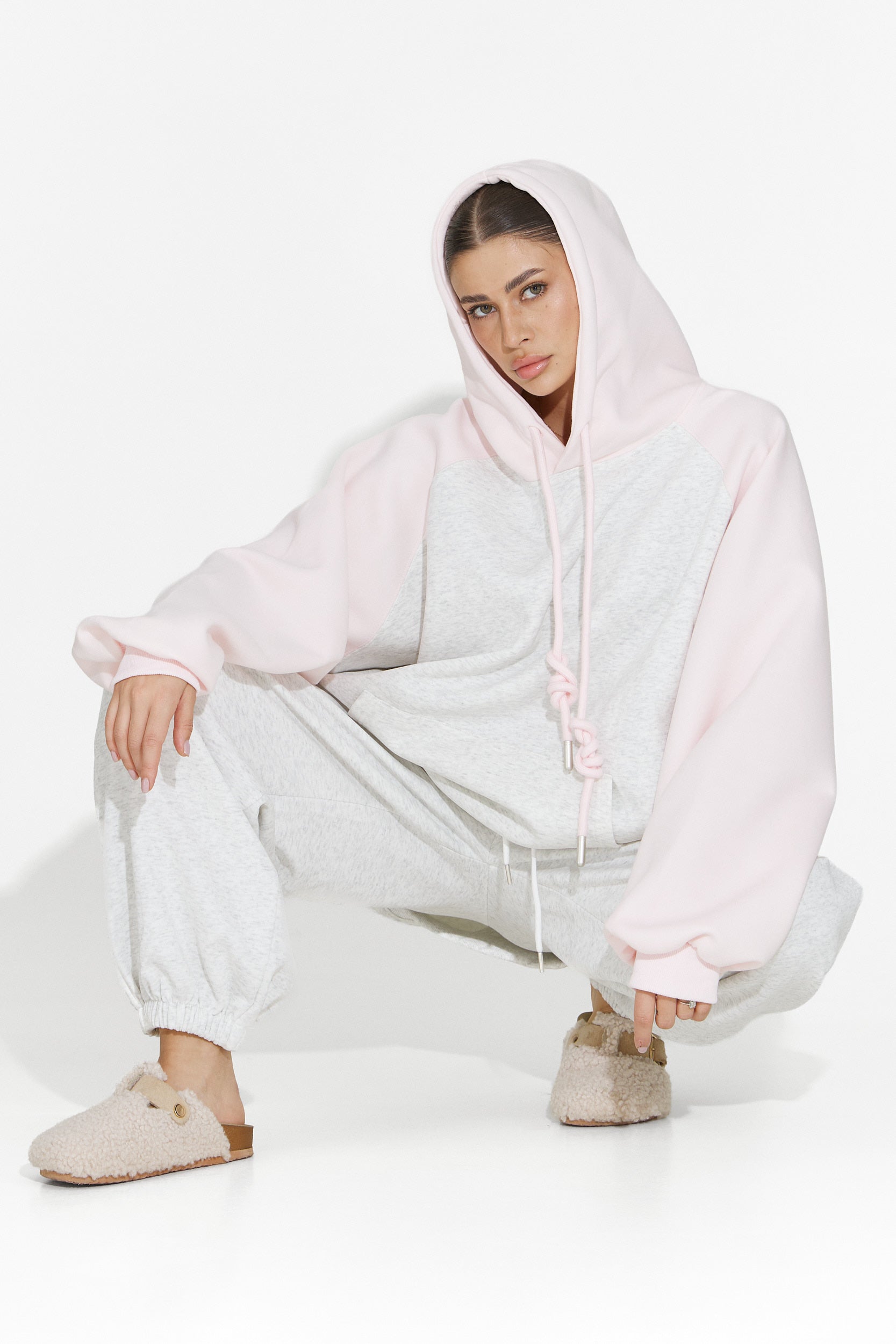 Laza rózsaszín hölgy pulóver Tavric Bogas