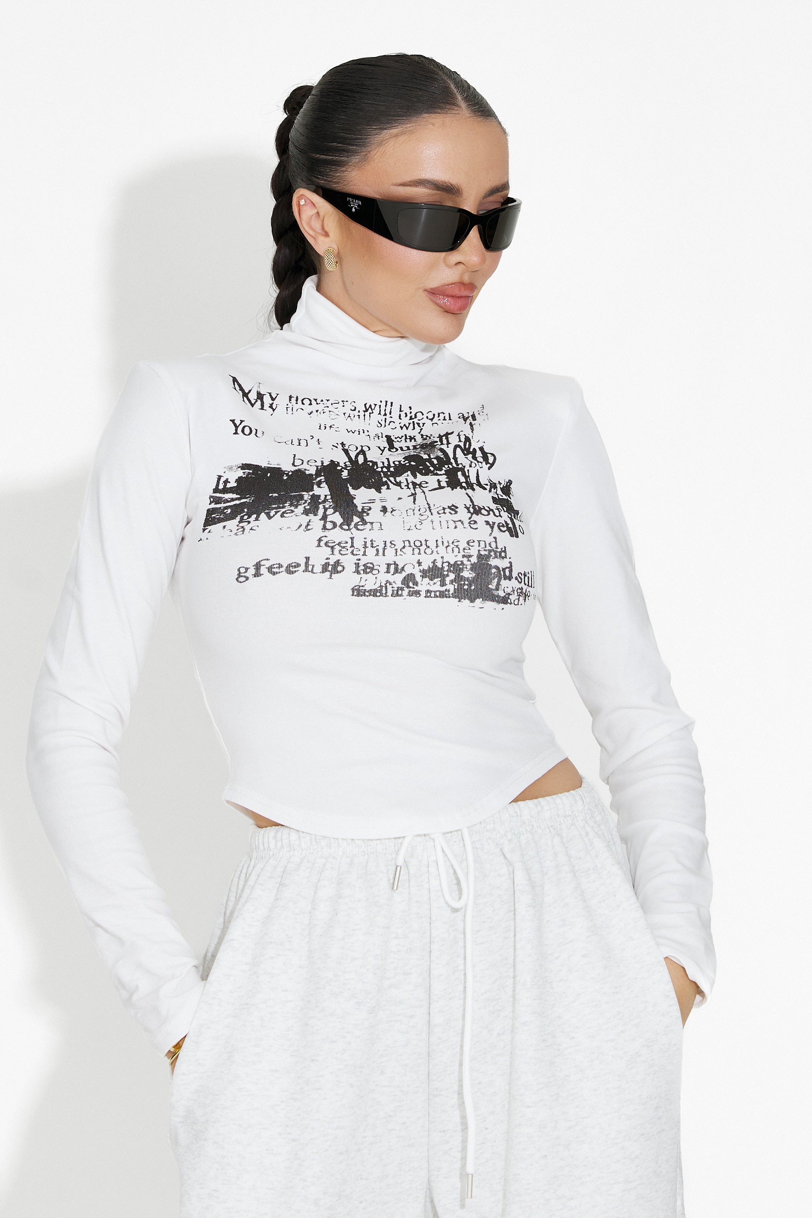 Fenalya Bogas Fehér Hétköznapi Női Pulóver