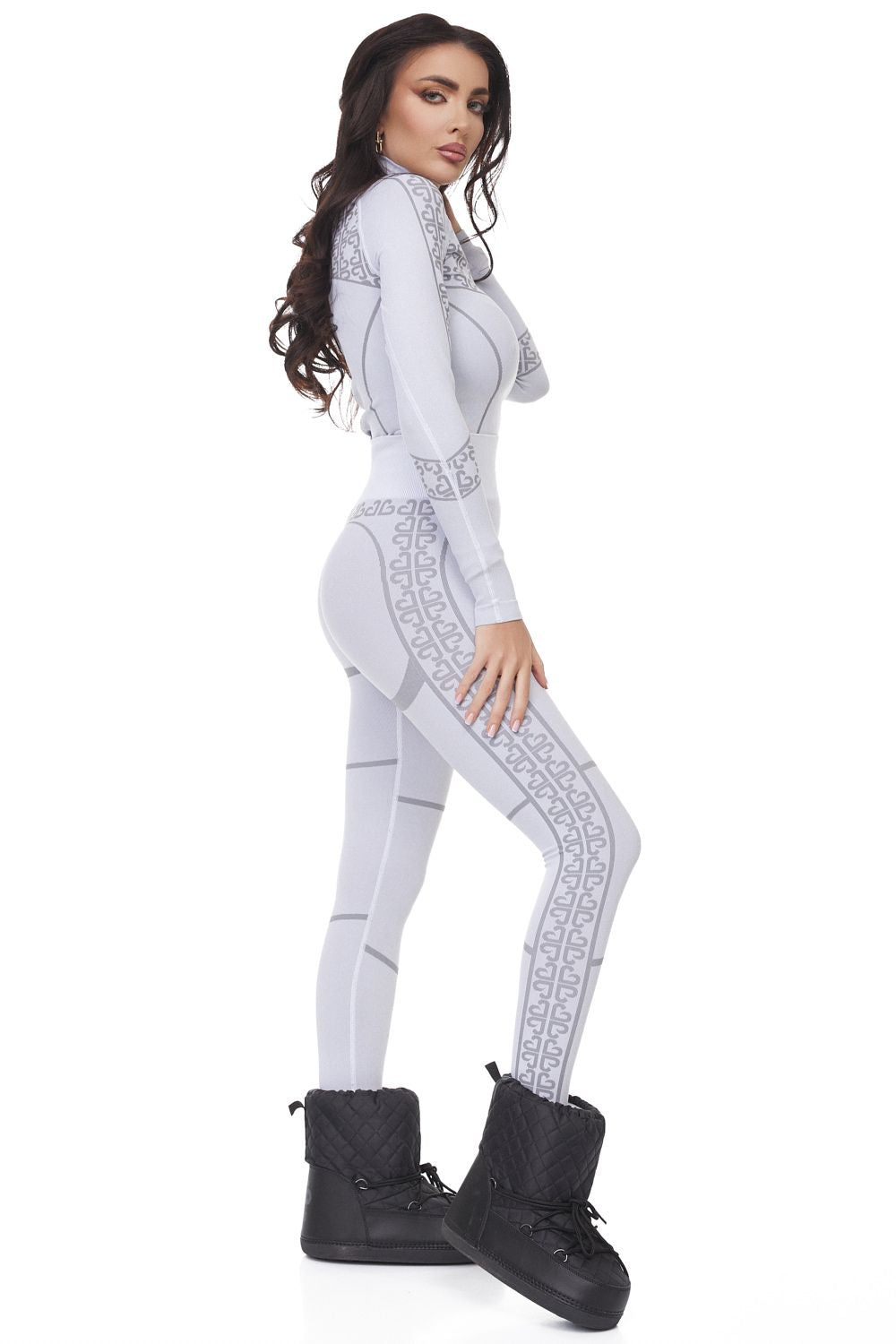 Desya Bogas szürke alkalmi női leggings