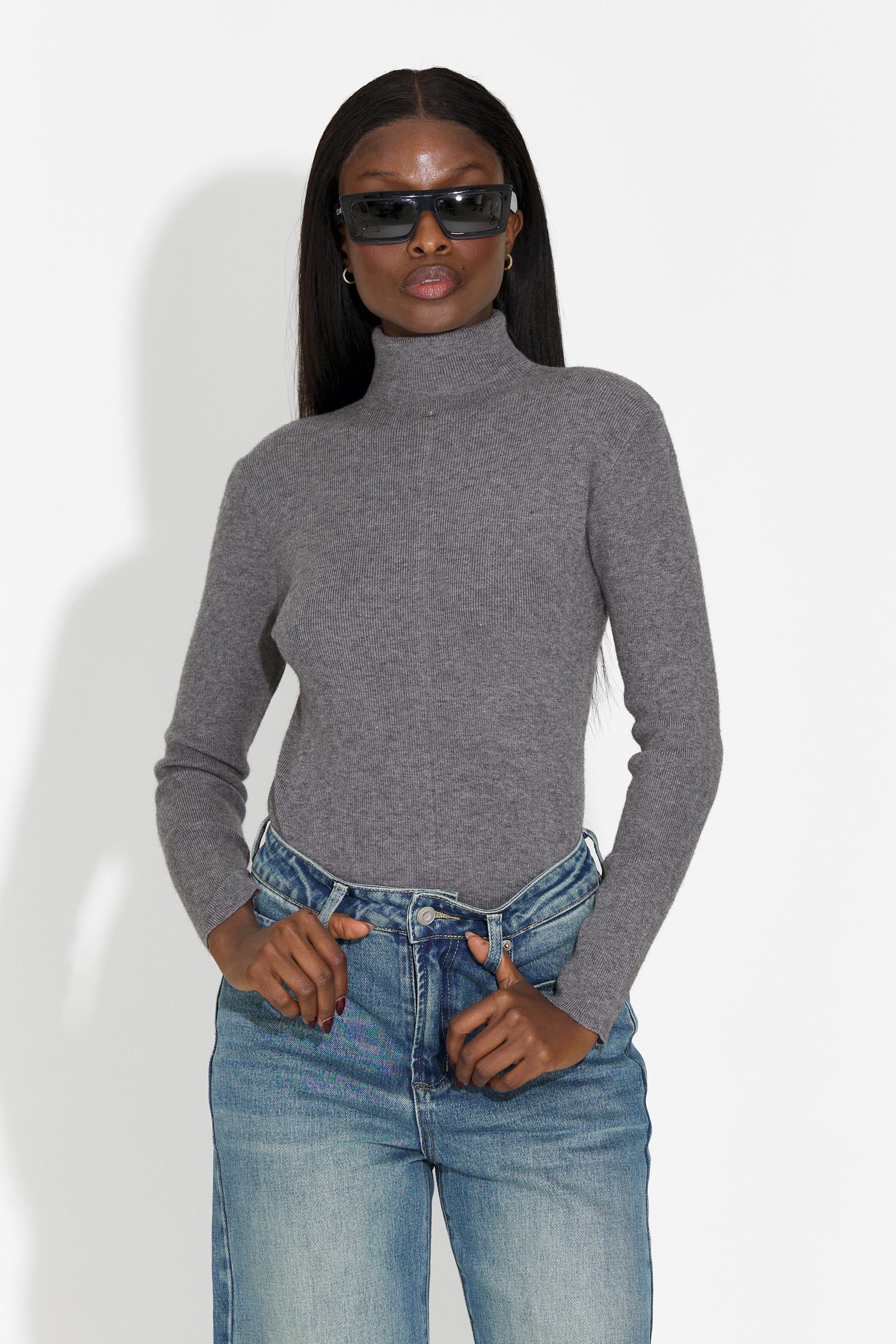 Invera Bogas Casual Szürke Női Pulóver