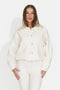 Jacheta casual crem Fyrilira Bogas