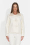 Jacheta casual crem Jatvoelia Bogas