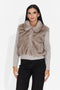 Jacheta casual gri Birleuna Bogas
