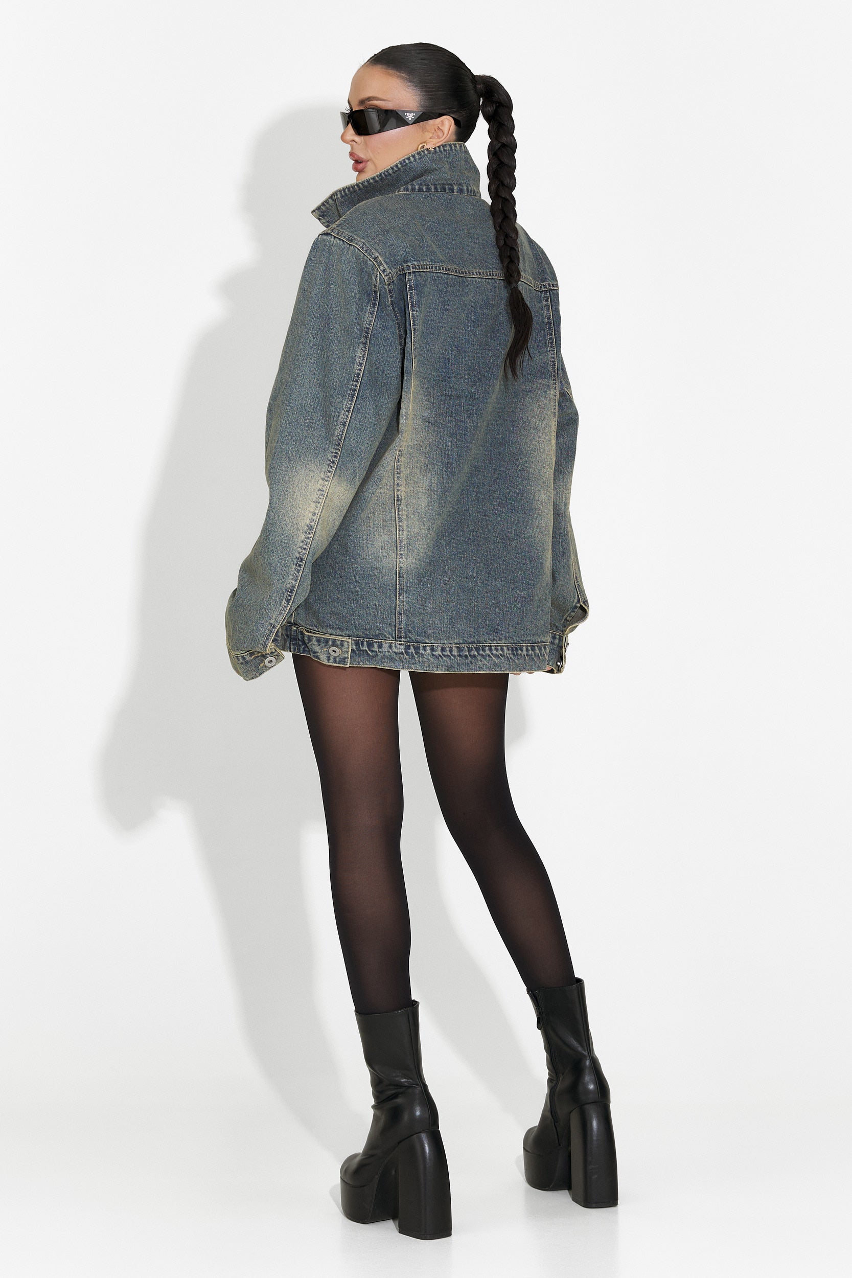 Hazelia Bogas Kék Női Hétköznapi Dzseki