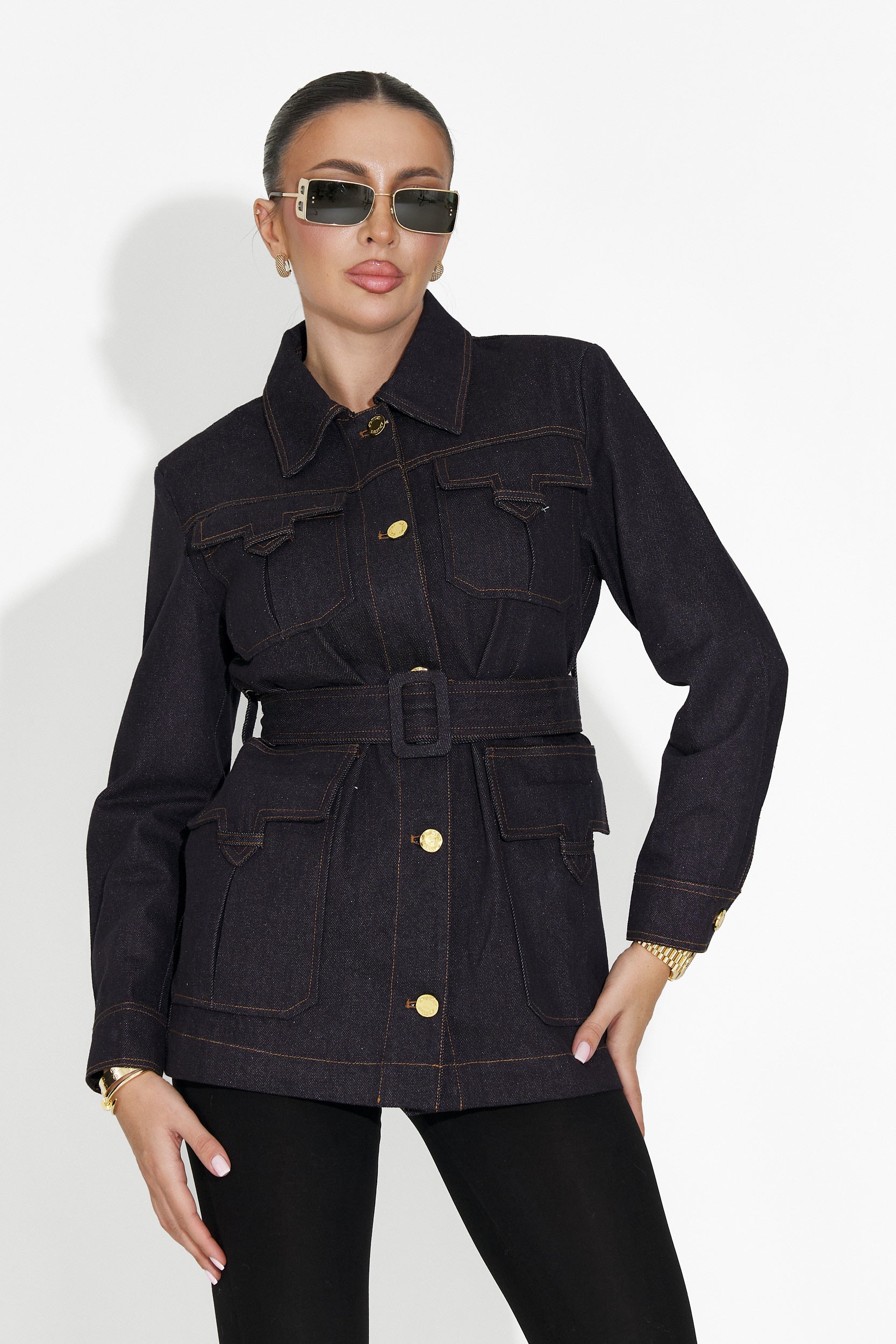 Nimora Bogas Tengerészkék Lazac Női Dzseki