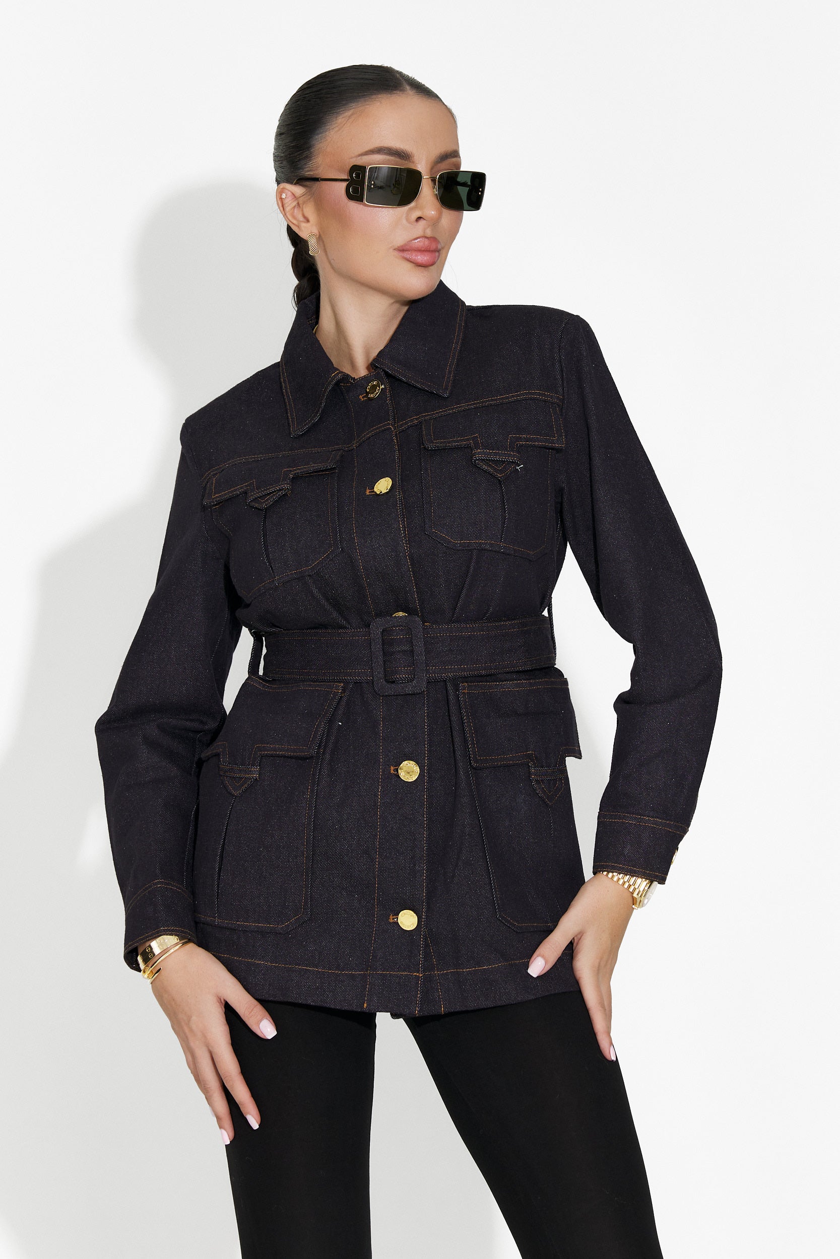 Nimora Bogas Tengerészkék Lazac Női Dzseki