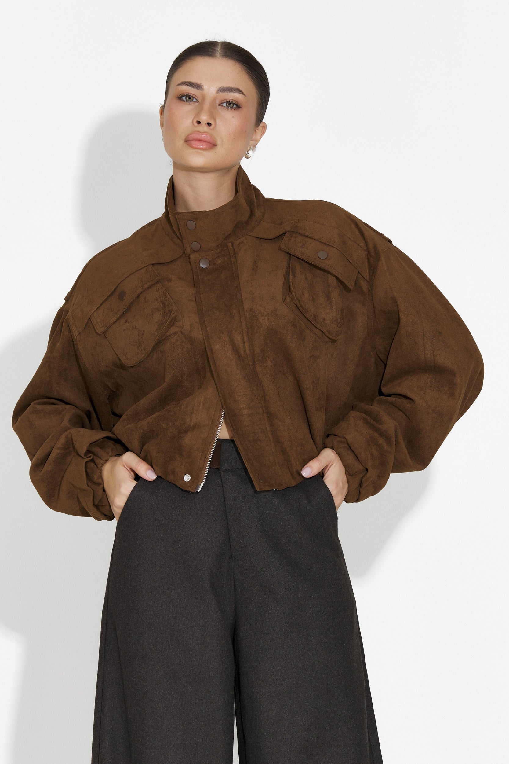 Trinidad Bogas Hétköznapi Barna Női Dzseki