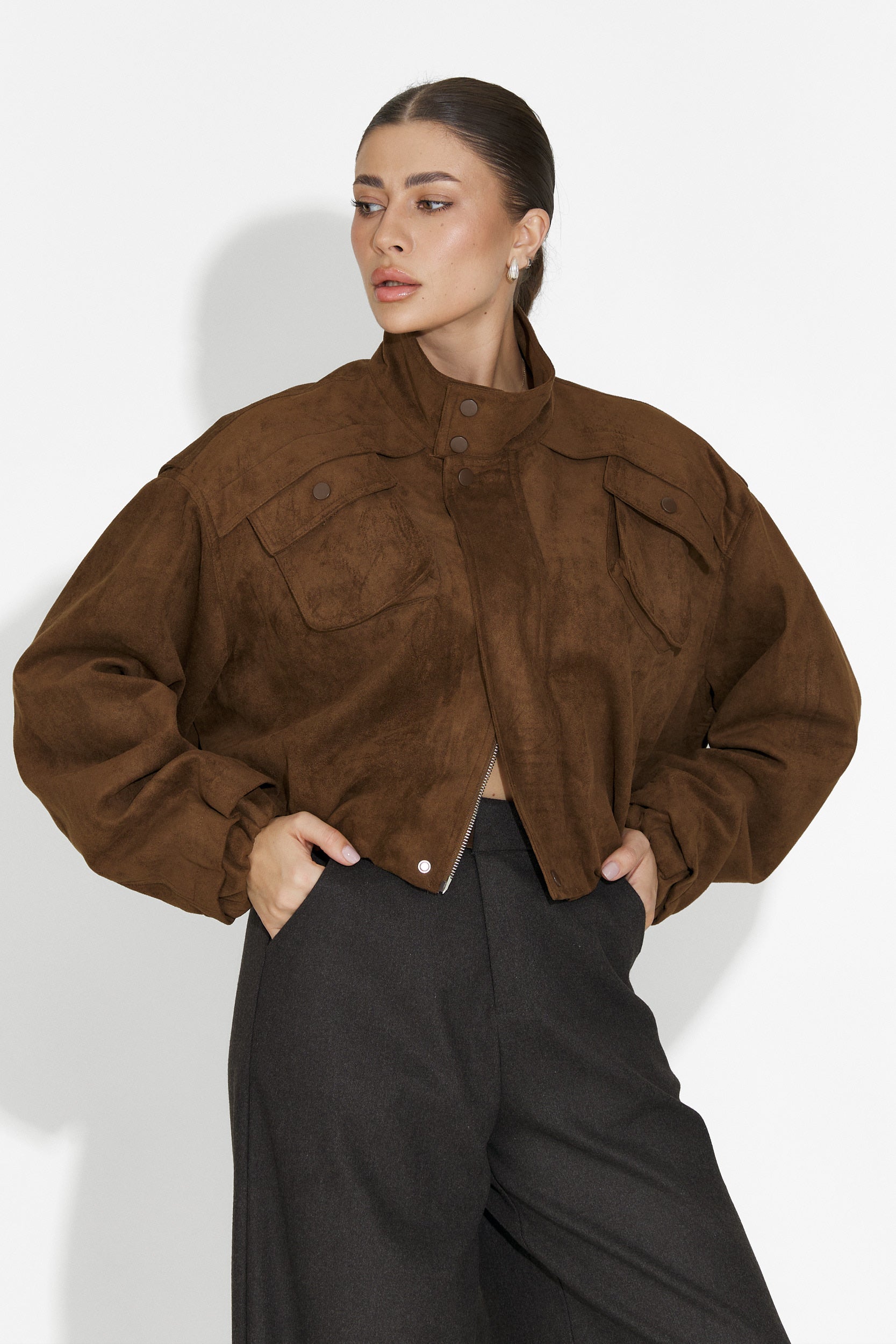 Trinidad Bogas Hétköznapi Barna Női Dzseki