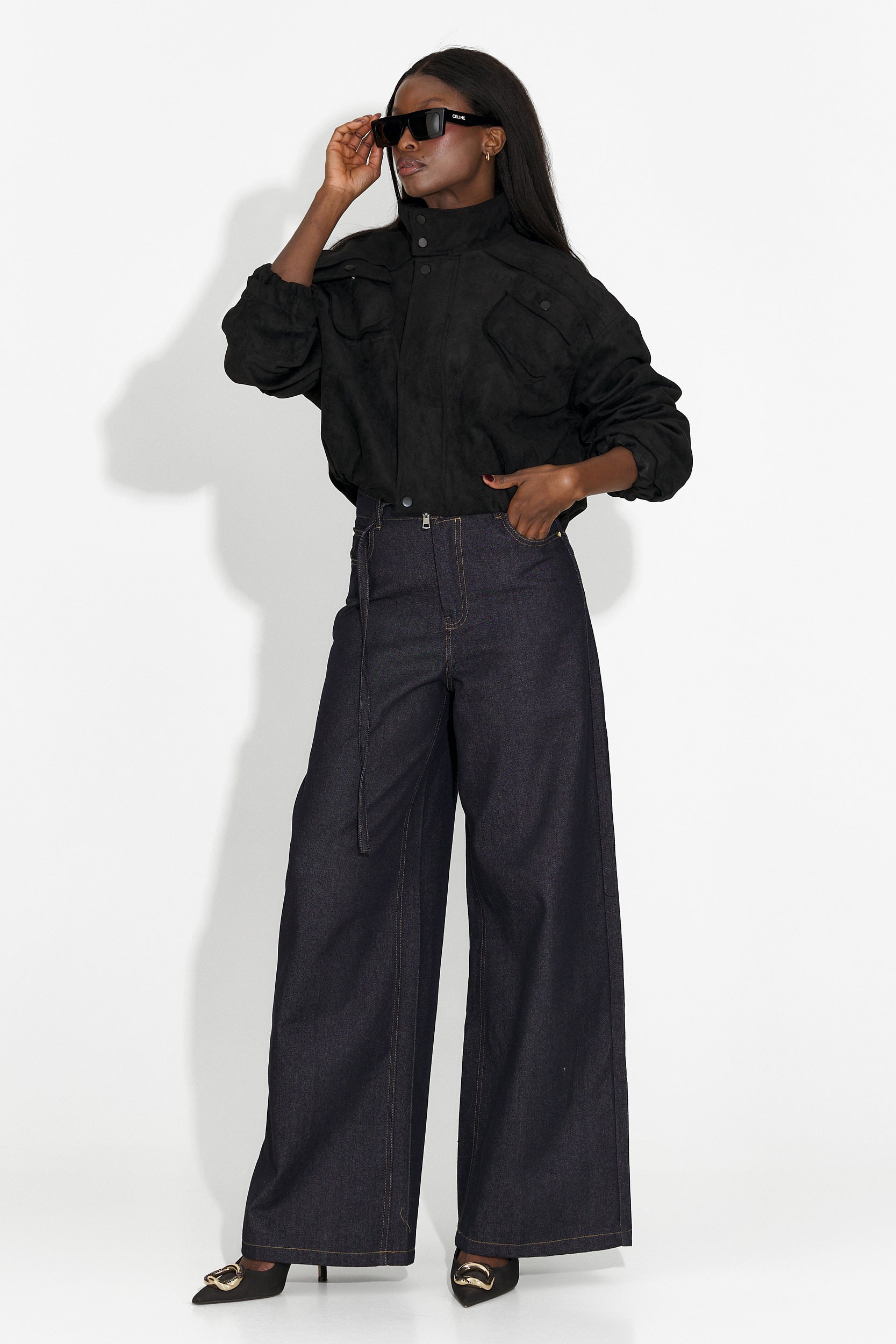 Trinidad Bogas Fekete Hétköznapi Női Dzseki