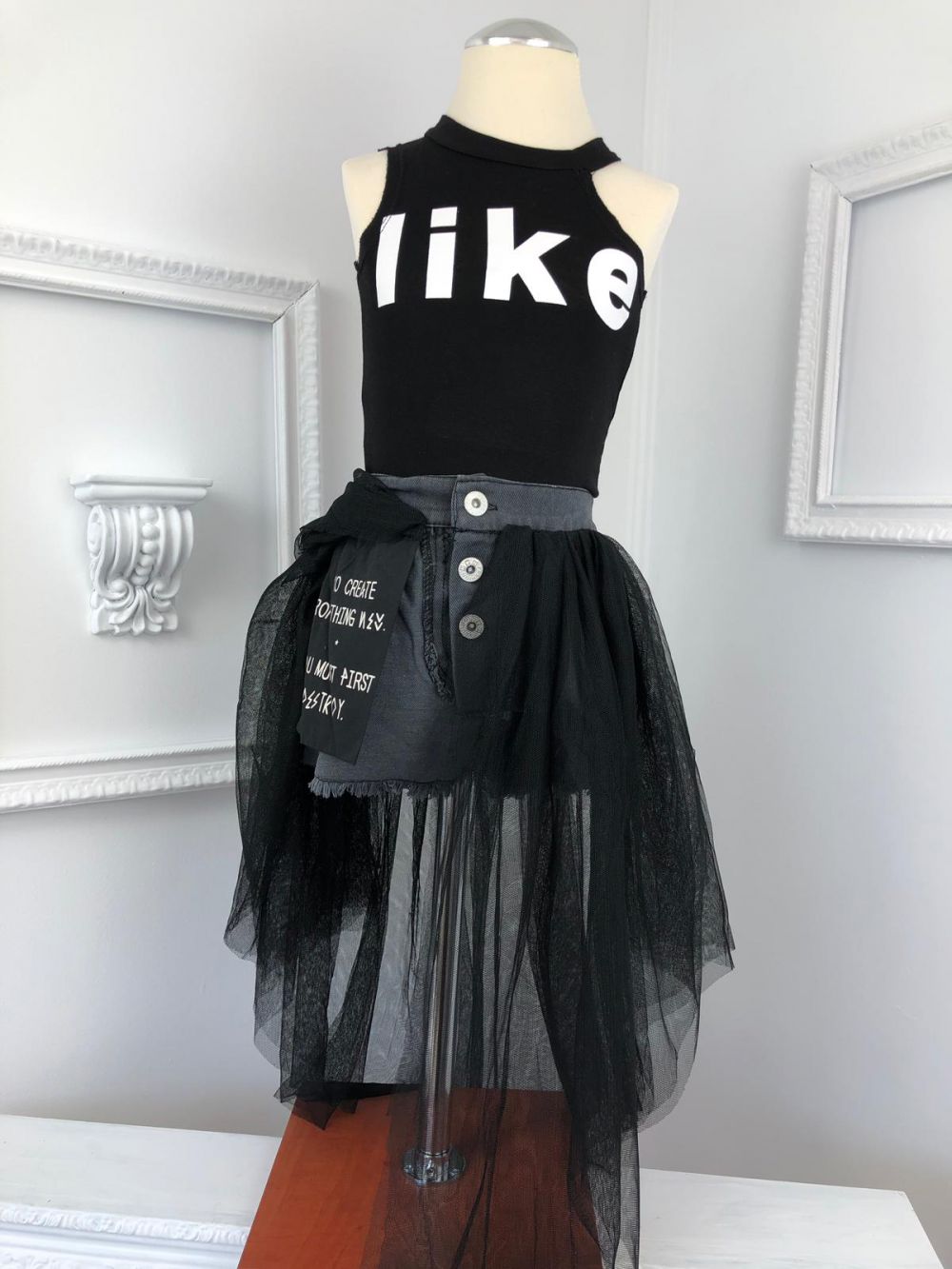 Gyermek póló Like Black Bogas