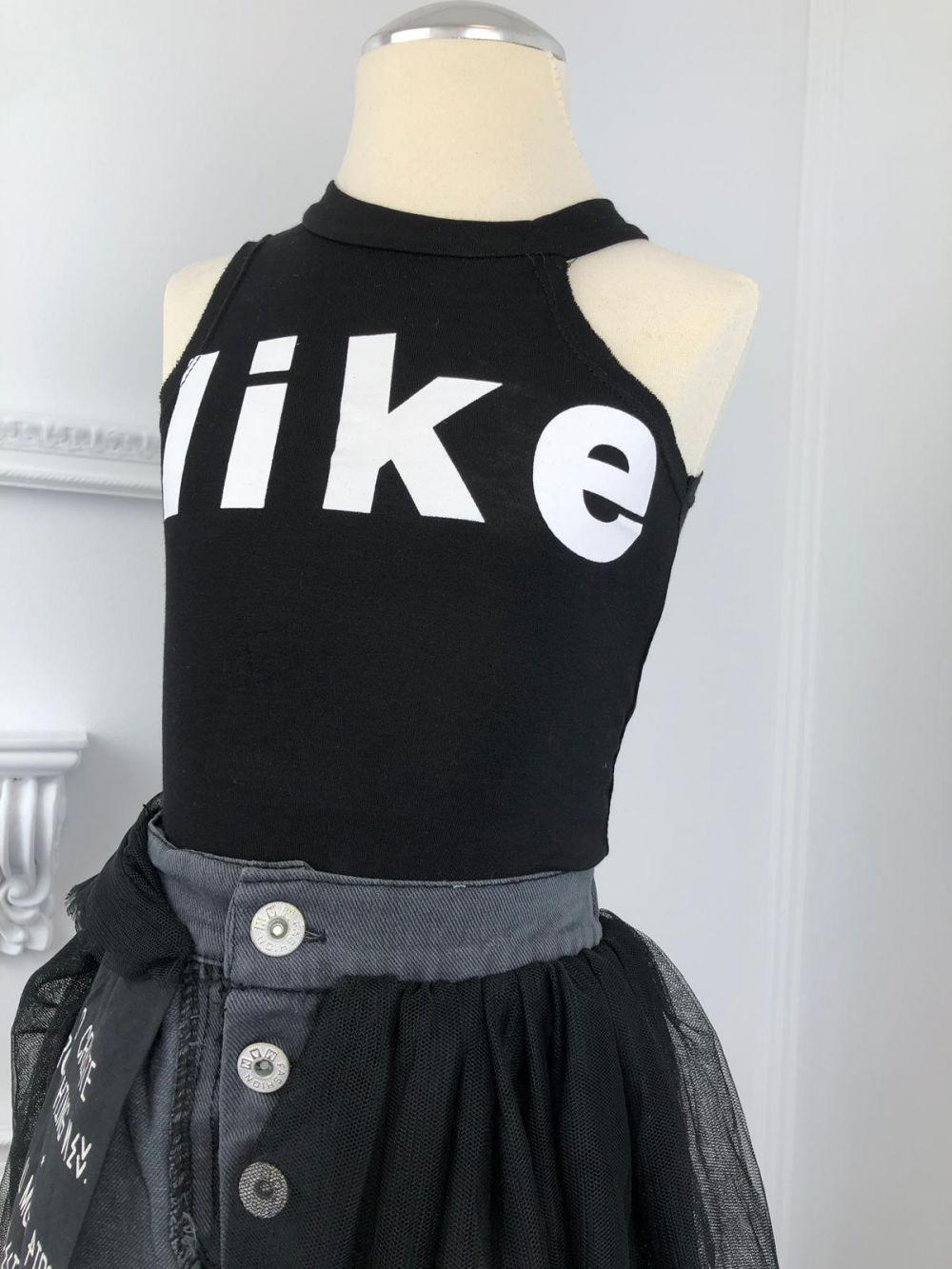 Gyermek póló Like Black Bogas