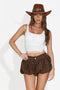 Dolinia Bogas Casual Fehér Női Top