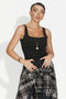 Női fekete alkalmi trikó Jasira Bogas