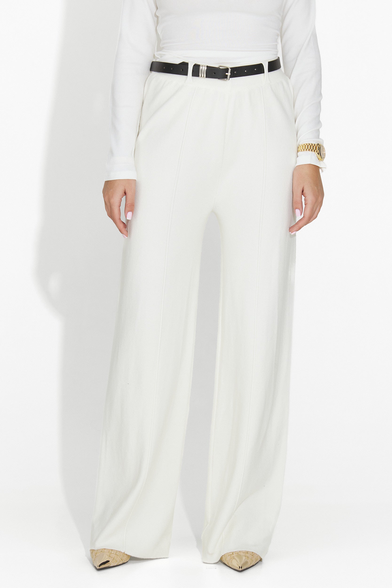 Beige Hétköznapi Női Nadrág Pietrina Bogas