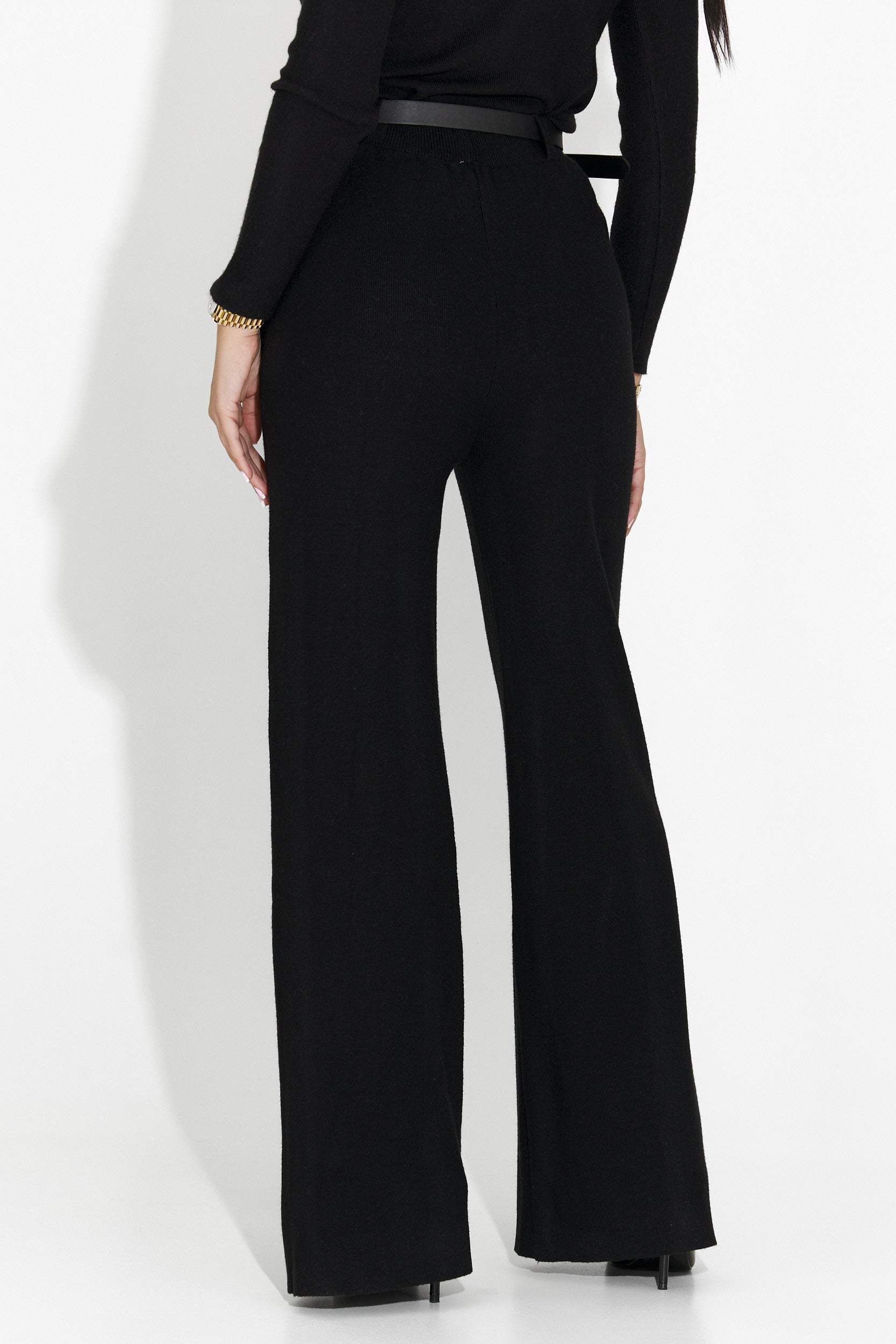 Pietrina Bogas Fekete Hétköznapi Női Nadrág