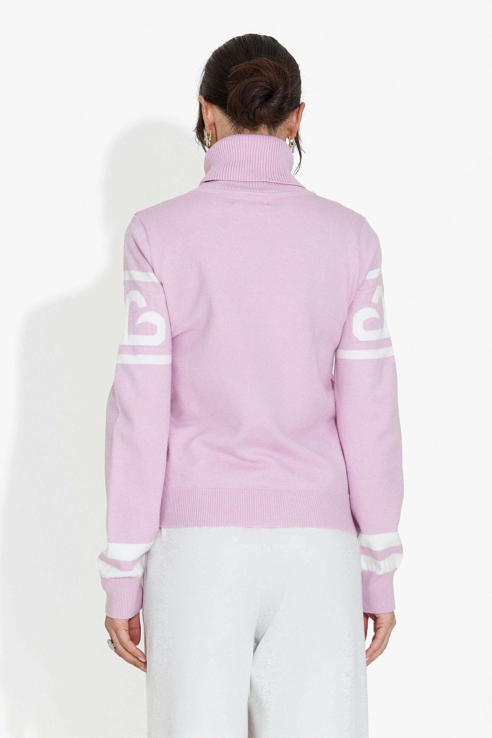 Női alkalmi rózsaszín pulóver Nelora Bogas