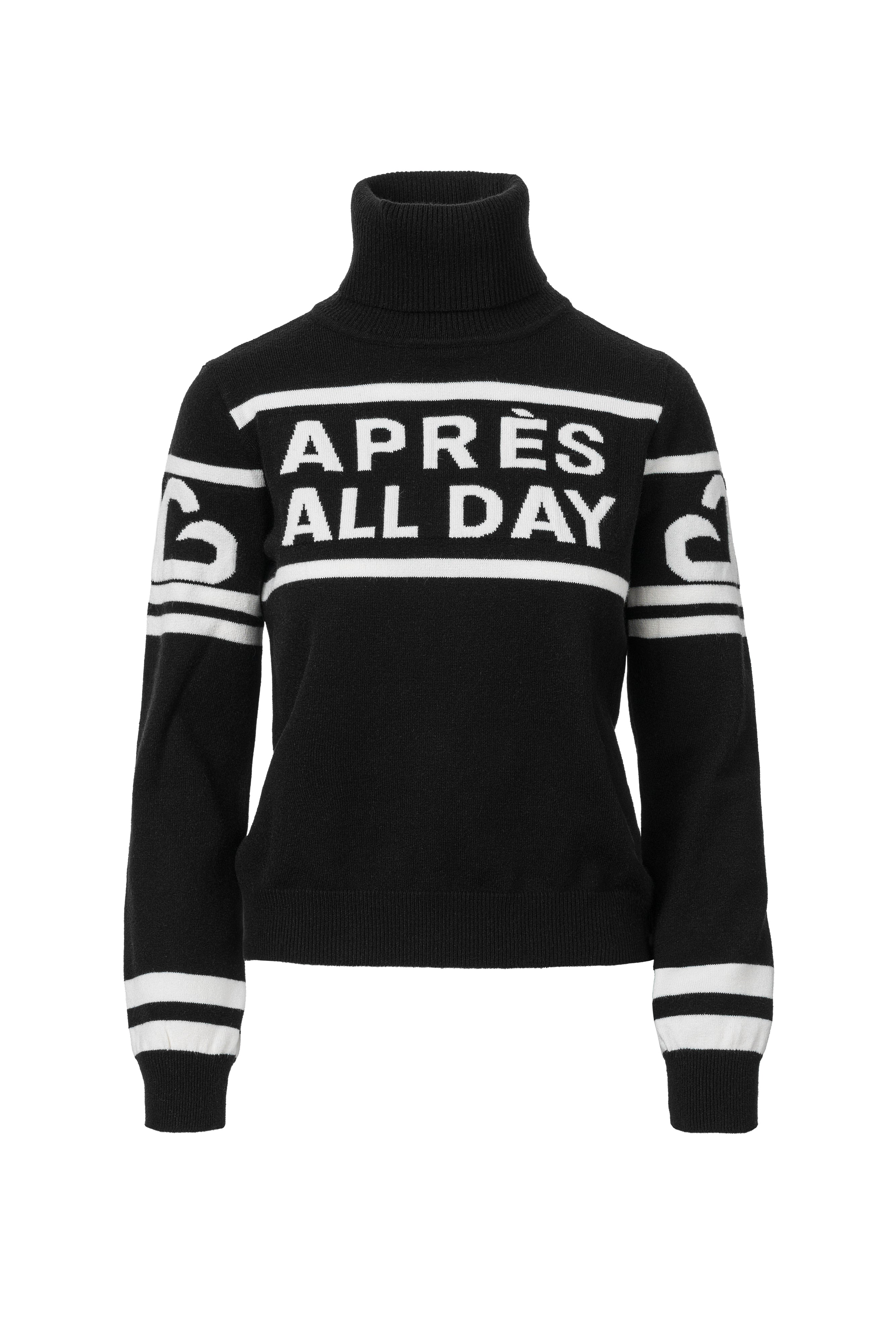 Cevina Bogas Fekete Sí Pulóver Nőknek