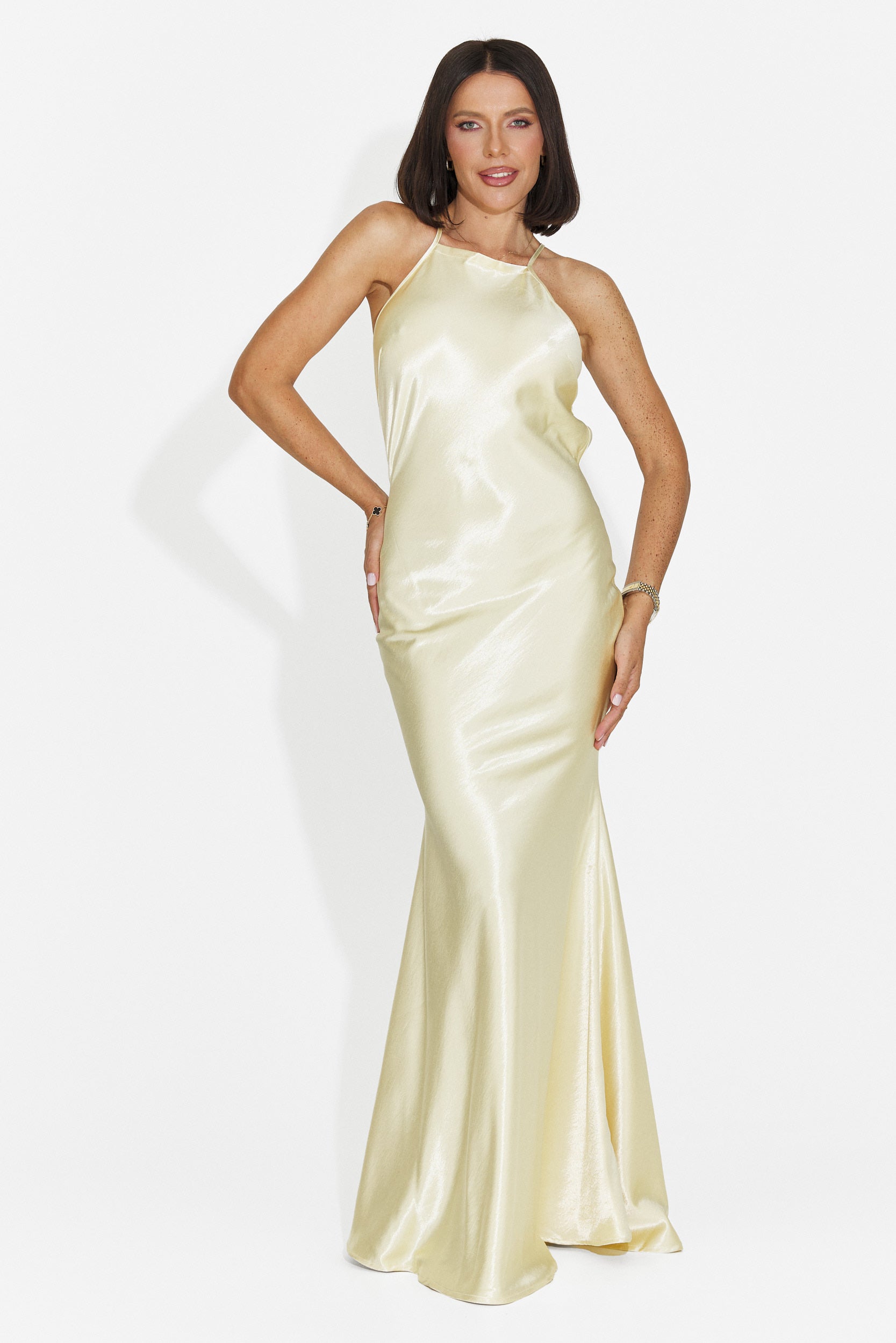 Rochie dama lunga galbena Tyele Bogas