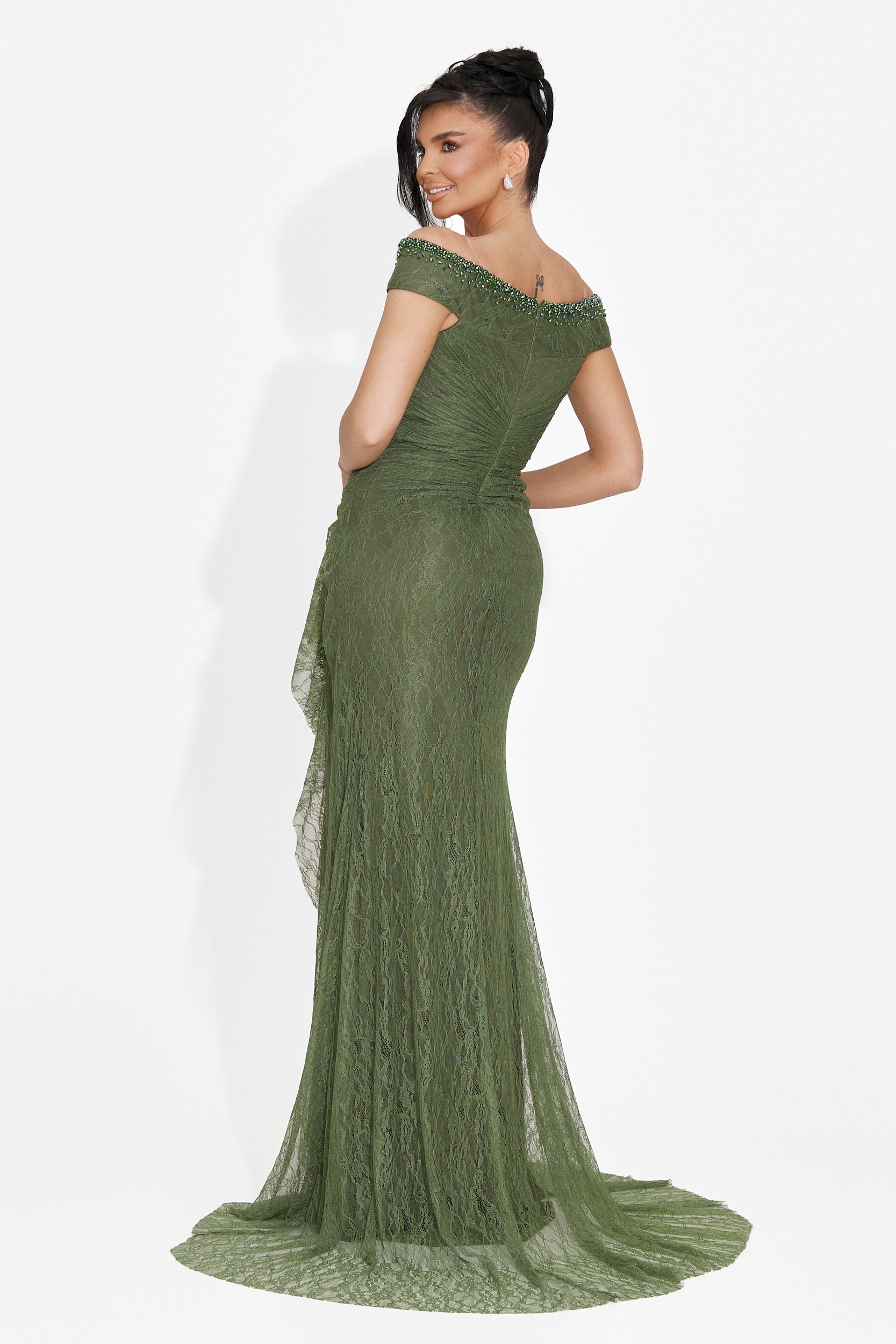 Rochie dama lunga kaki Sidomia Bogas