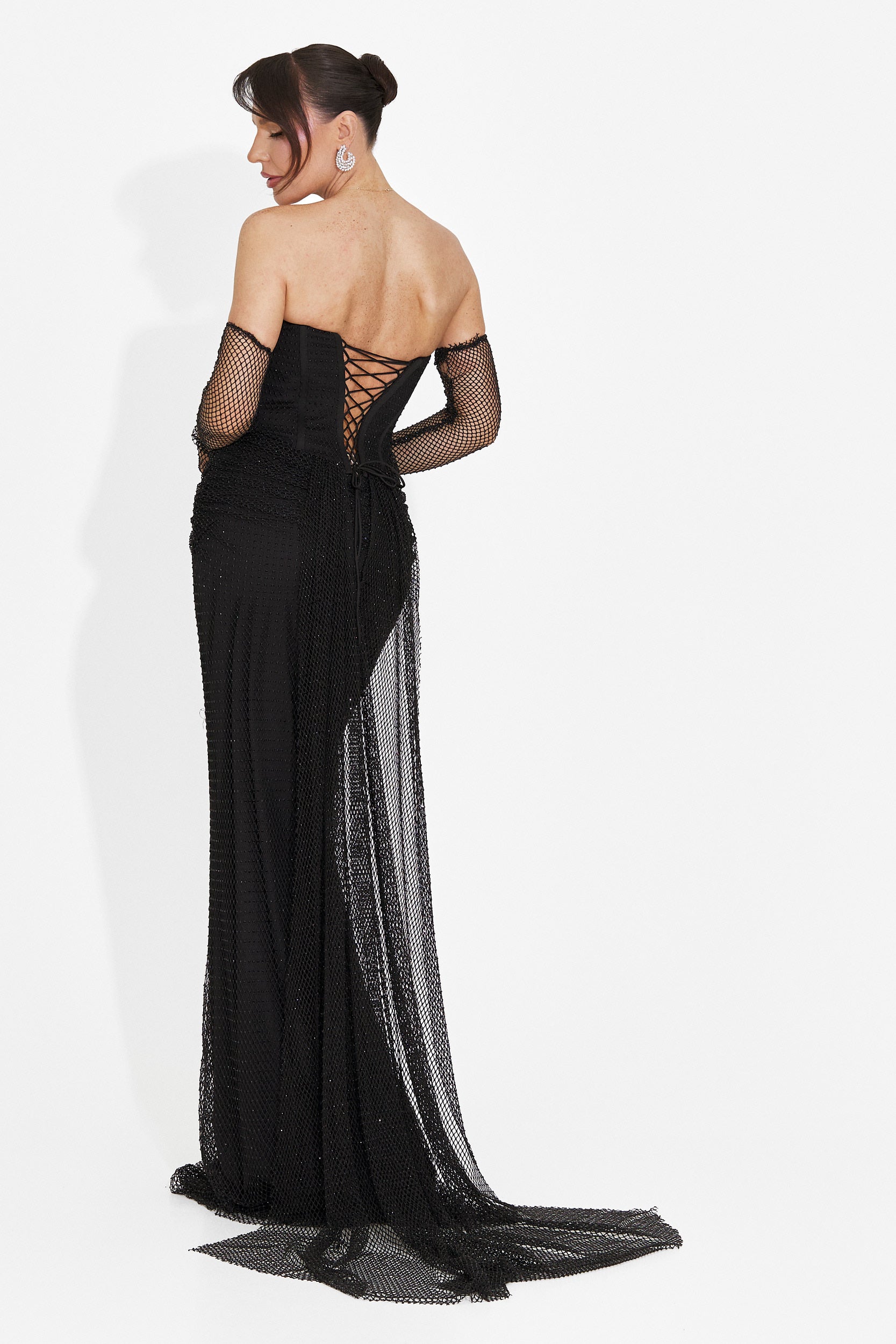 Rochie dama lunga neagra Andeia Bogas