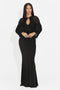 Rochie dama lunga neagra Lietna Bogas