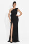 Rochie dama lunga neagra Oleiana Bogas