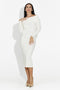 Velana Bogas bézs midi ruha nőknek