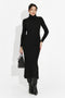 Fekete midi női ruha Patrisia Bogas