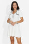 Rochie dama scurta alba Naera Bogas
