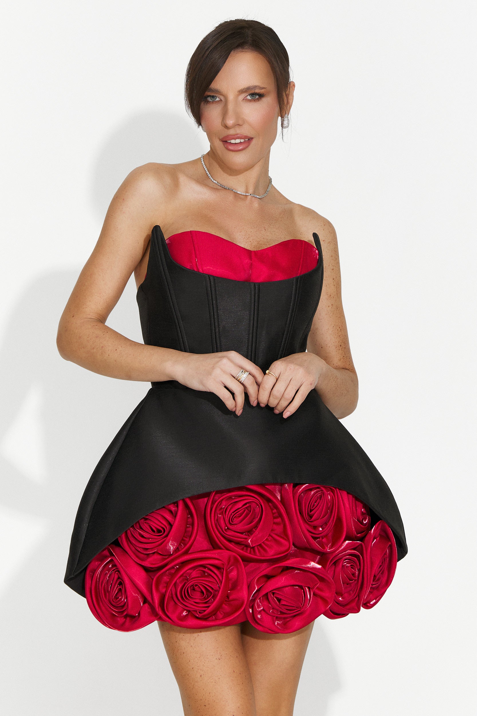 Női rövid fekete ruha Grahe Bogas