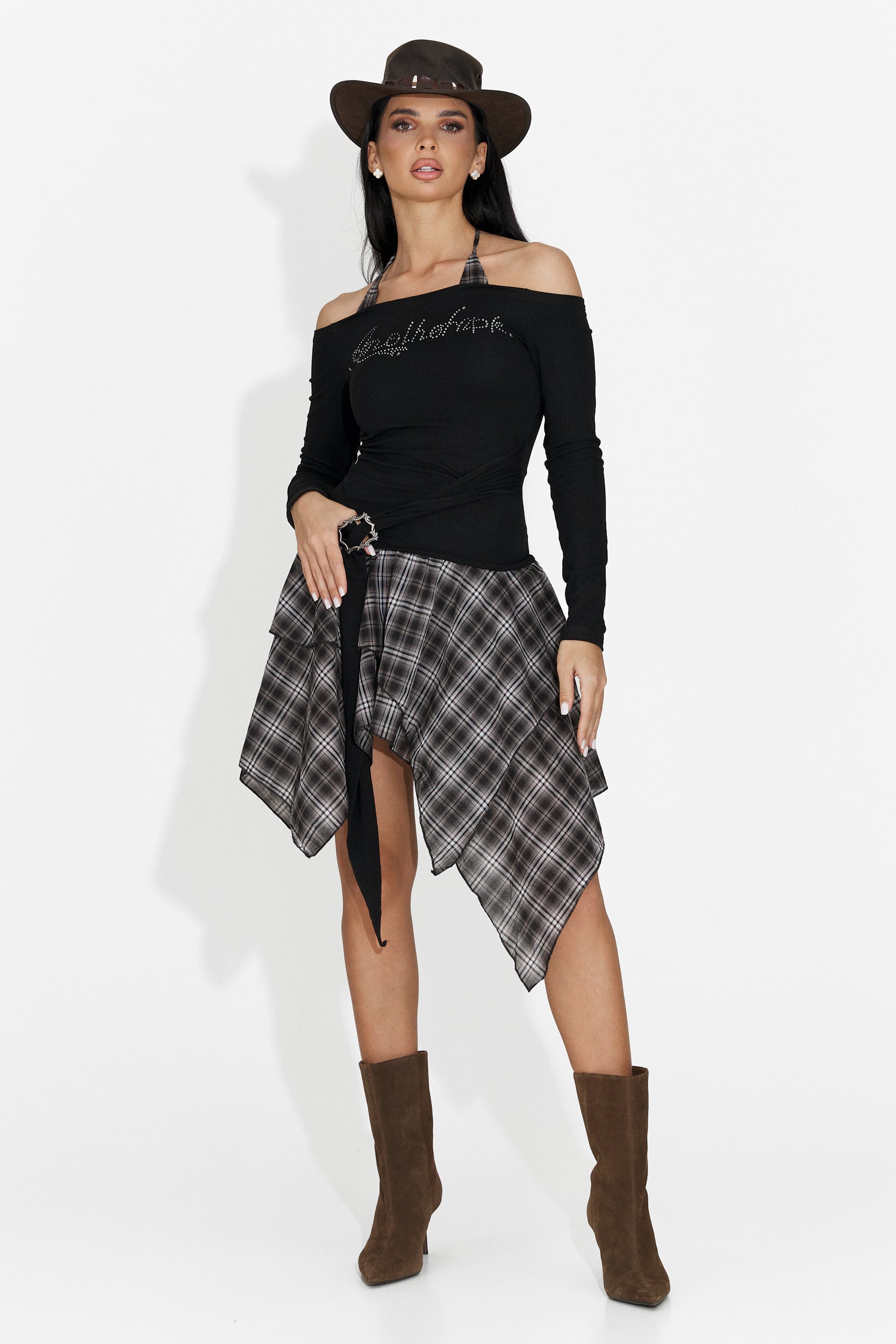 Rochie dama scurta neagra Heliana Bogas