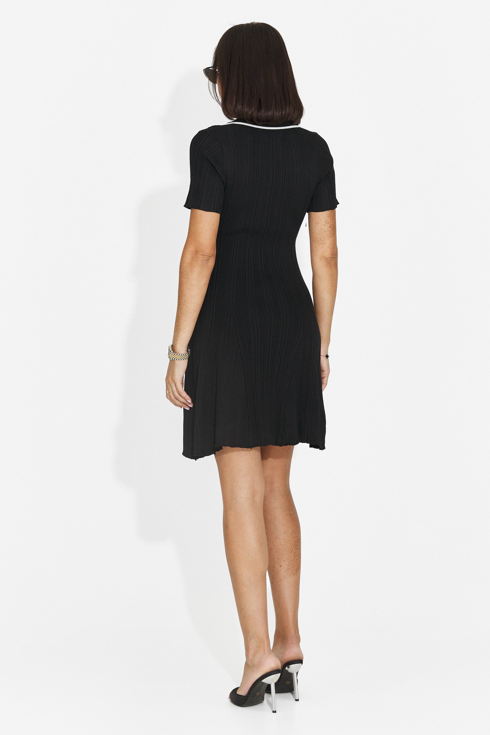 Rochie dama scurta neagra Naera Bogas