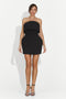 Női rövid fekete ruha Otovi Bogas