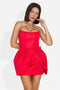 Rochie dama scurta rosie Rozaty Bogas