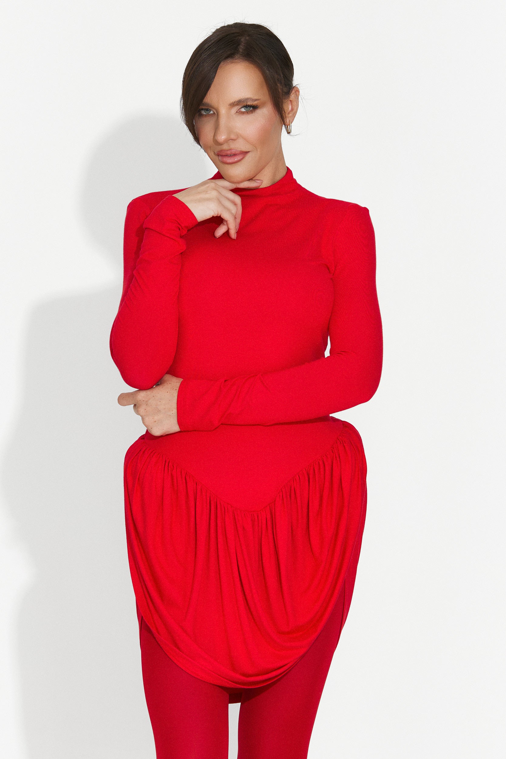 Piros rövid női ruha Valese Bogas