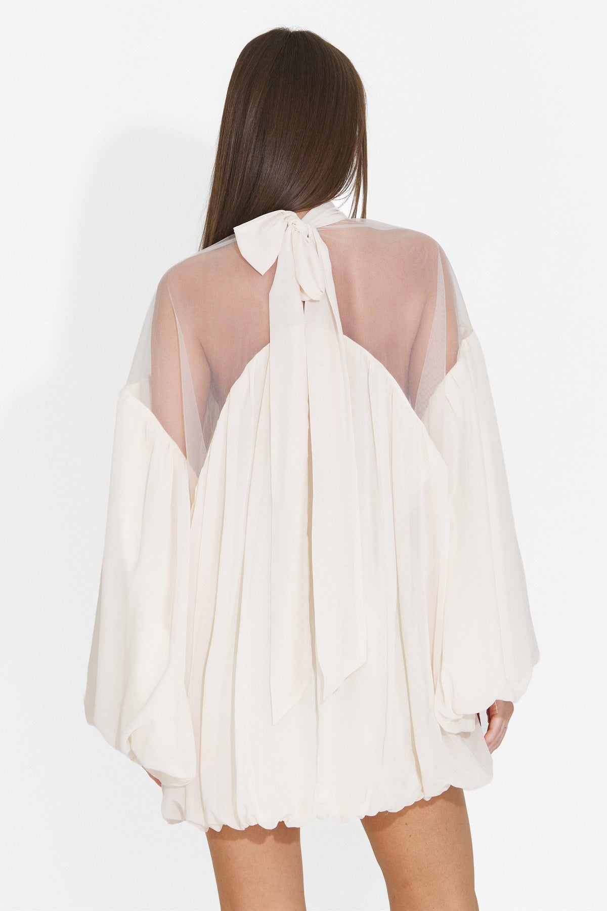 Rochie eleganta bej Flsiaeria Bogas