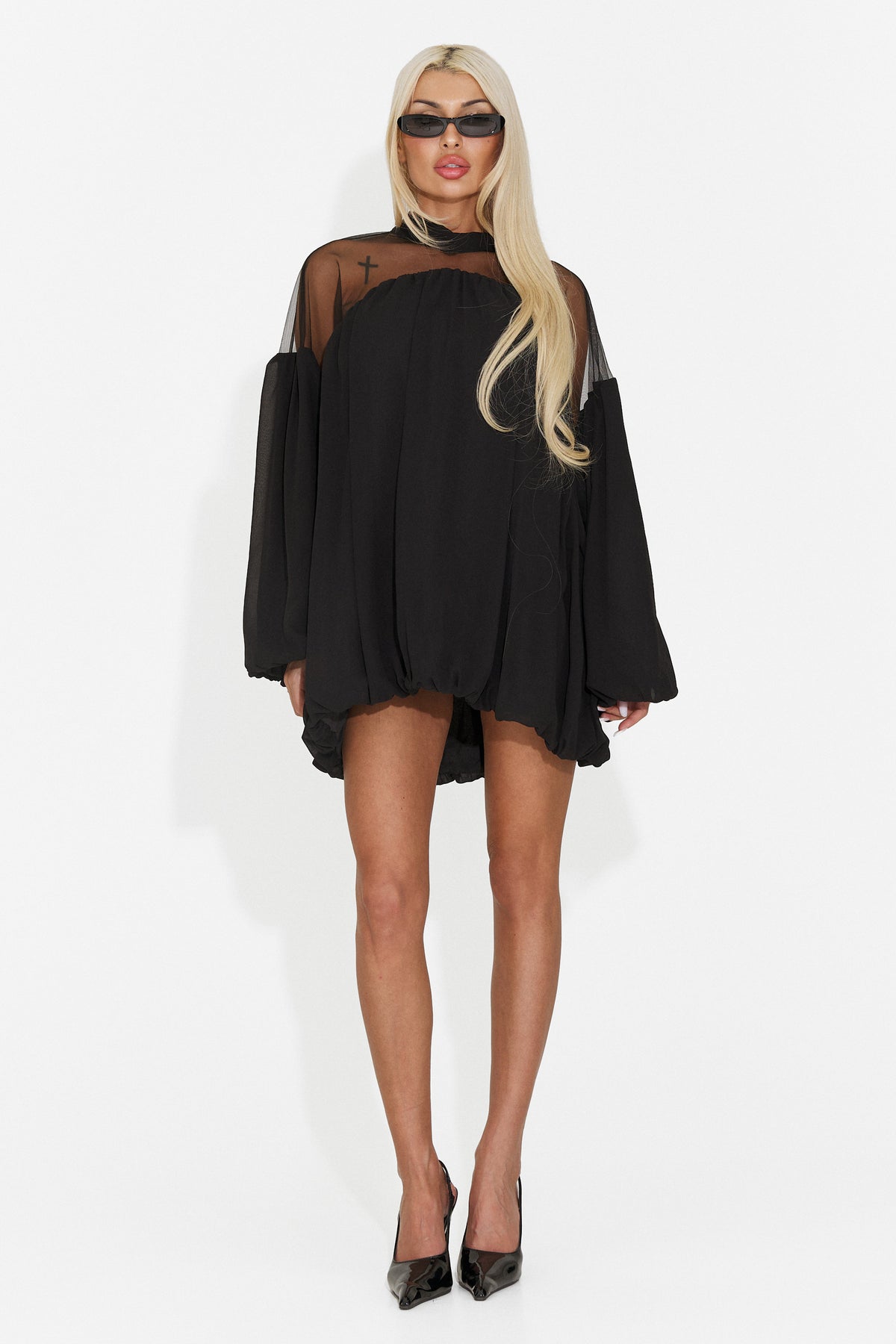 Rochie eleganta neagra Flsiaeria Bogas