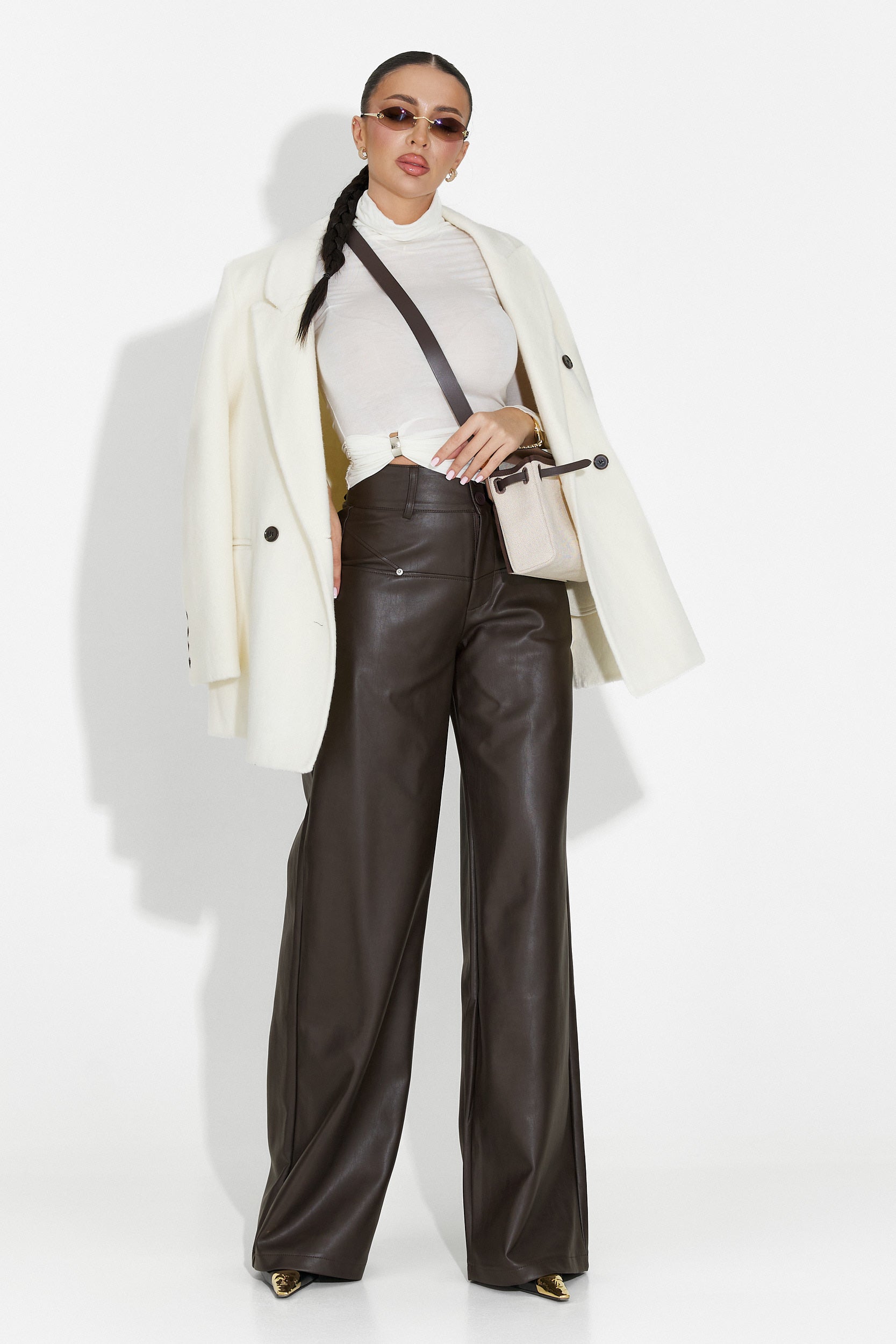 Novelia Bogas Elegáns Bézs Női Blézer