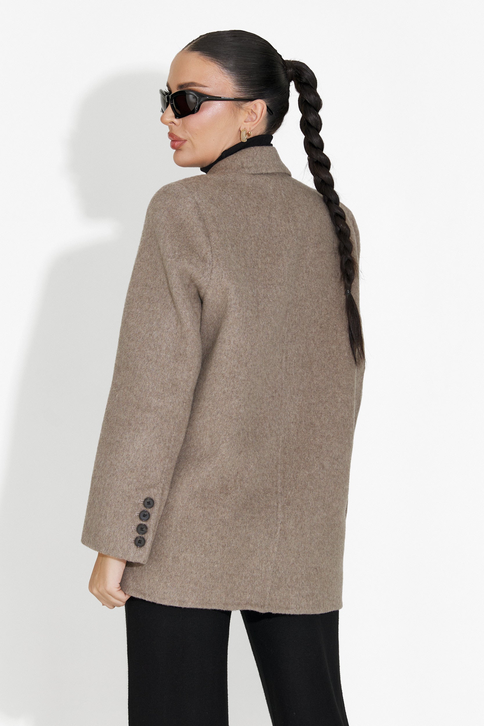 Novelia Bogas Elegáns Barna Női Blézer