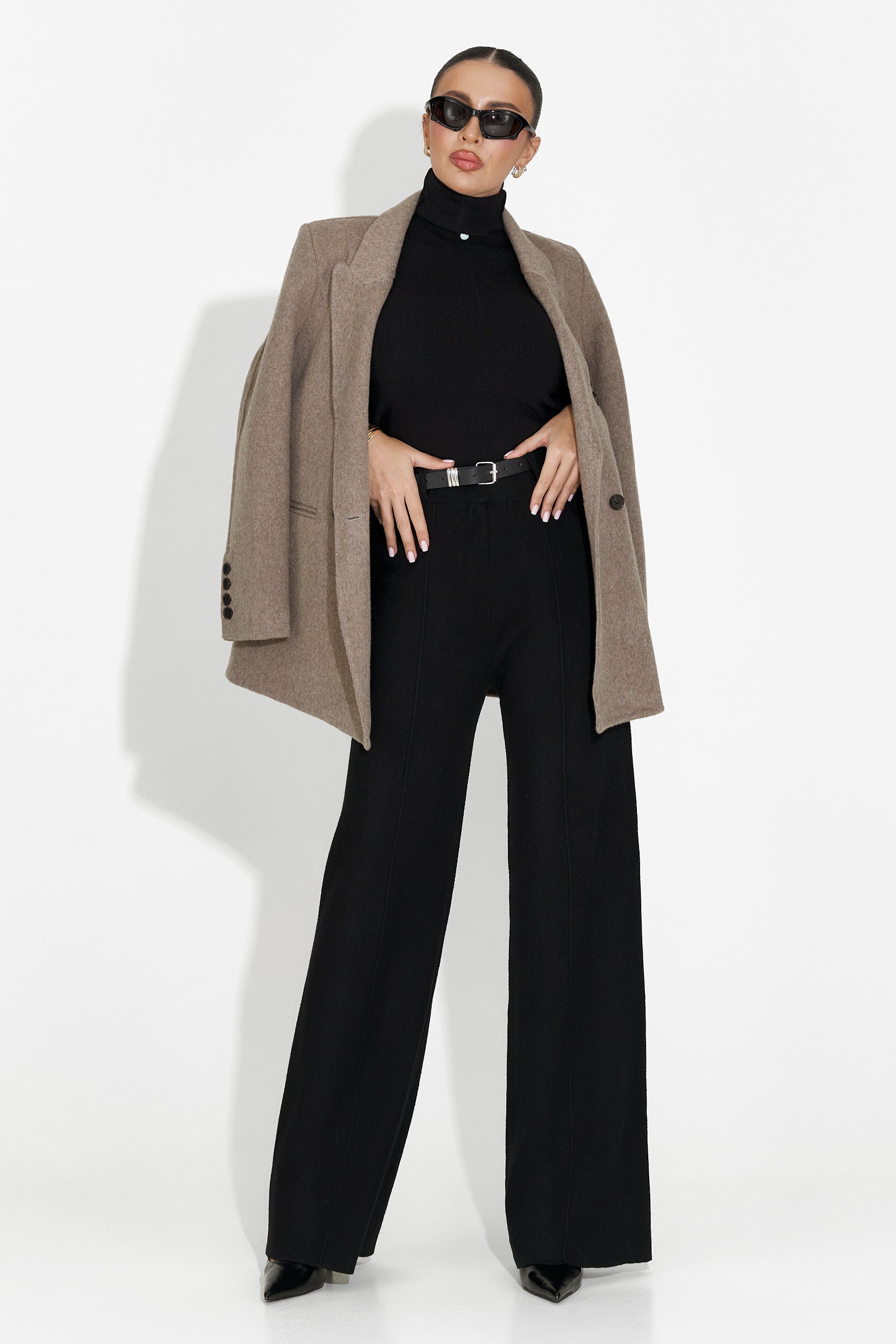 Novelia Bogas Elegáns Barna Női Blézer