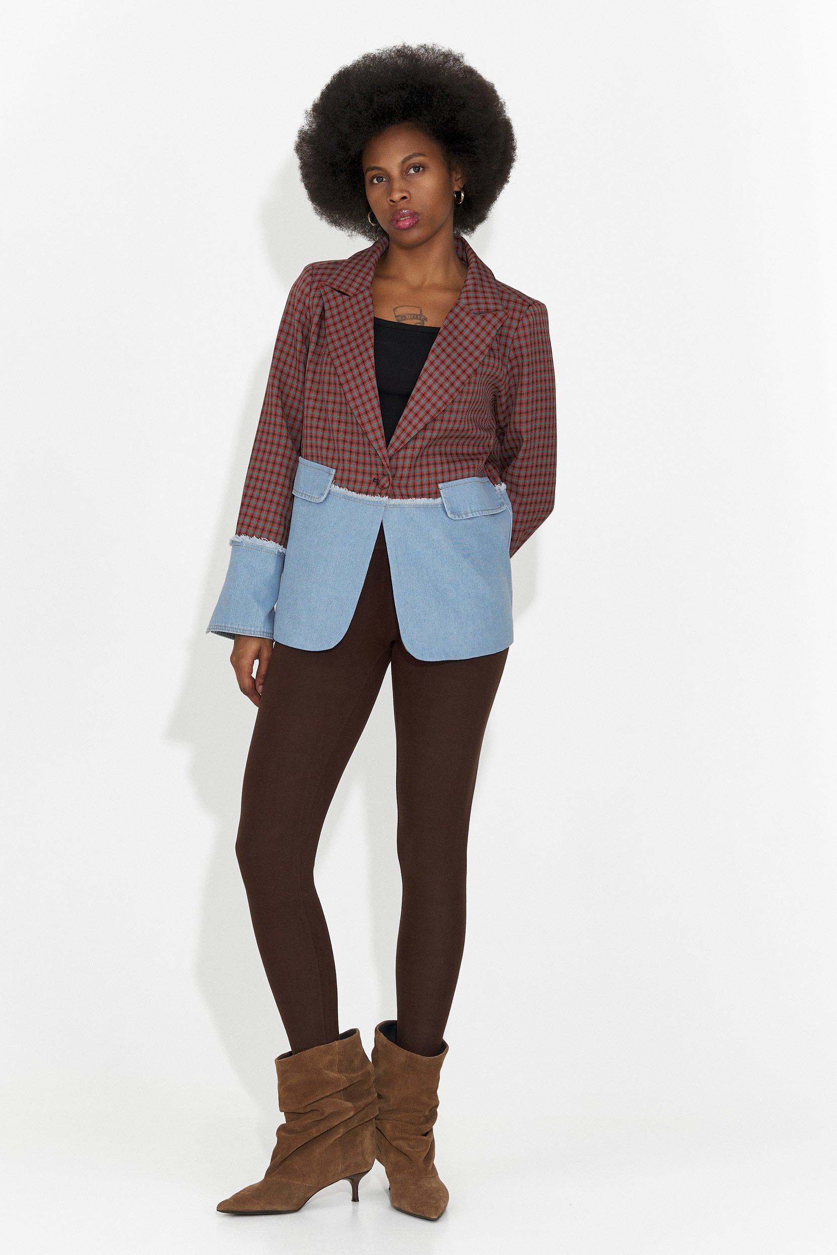 Elegáns Bordó Női Blézer Zinalia Bogas